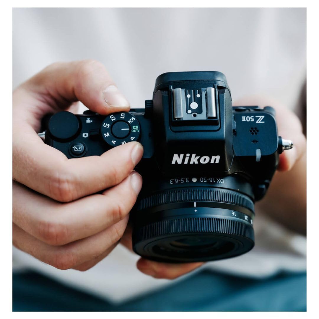 Nikon Z50 II with Two Lenses | Compact mirrorless Stills/Video Camera with Easy Color presets and Wireless Photo Sharing | USA Model