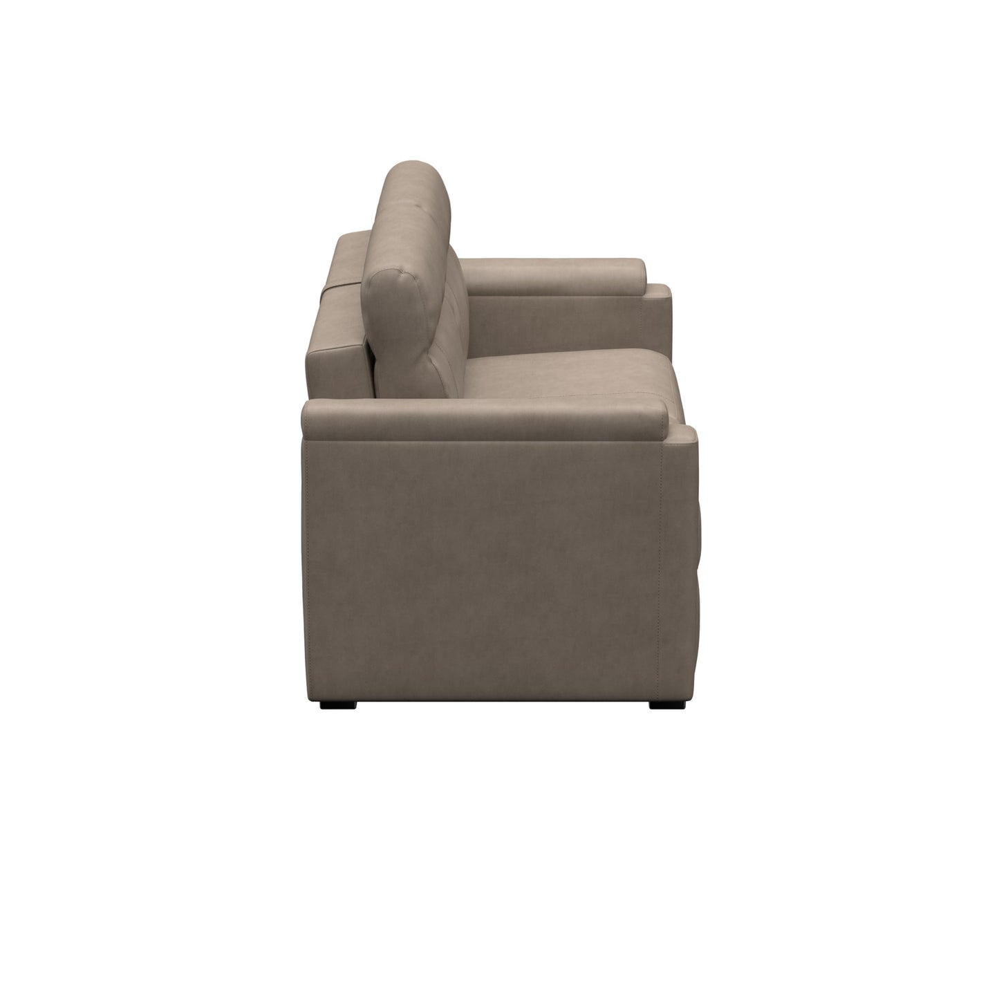 Thomas Payne Signature Heritage Series 62" Driftwood RV Clickback Sleeper Sofa with Automatic, Adjustable Fold-Out Legs, Four Reclining Positions, Easy Transition - 2024044222