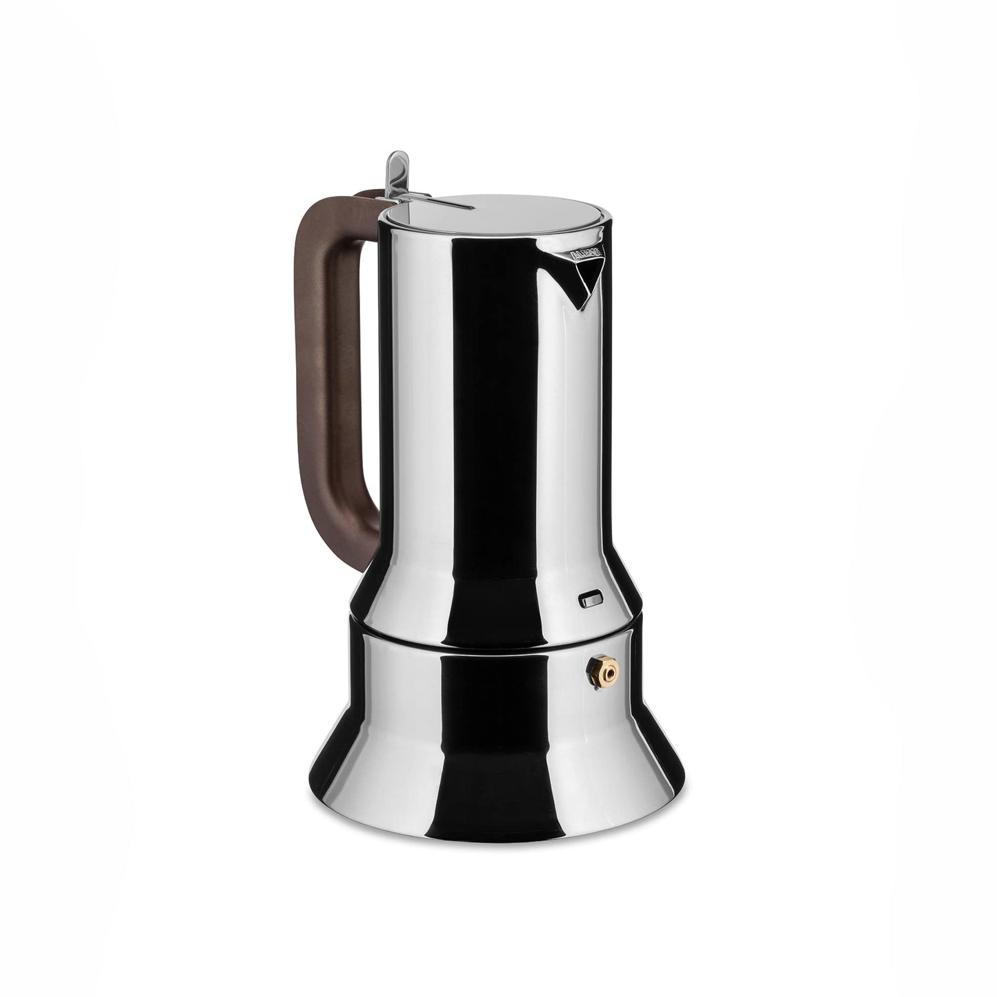 Alessi 9090/6 - Design Stovetop Espresso Coffee Maker, 18/10 Stainless Steel, Mirror Polished, 6 cups