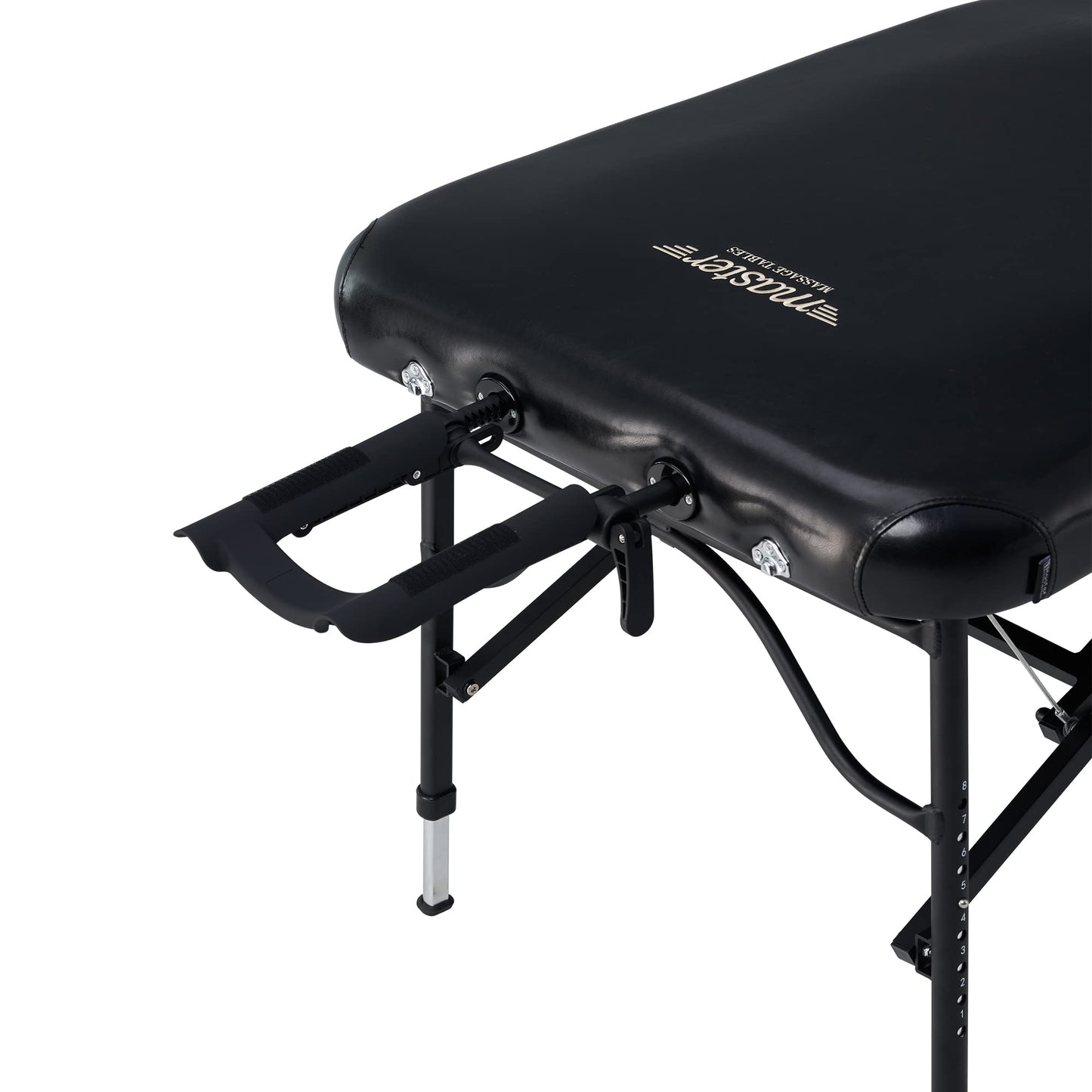 Master Massage 30" StratoMaster LX Ultra-Light Weight Aluminum Portable Massage Table Package- Tattoo Bed- Lash Tables- Black
