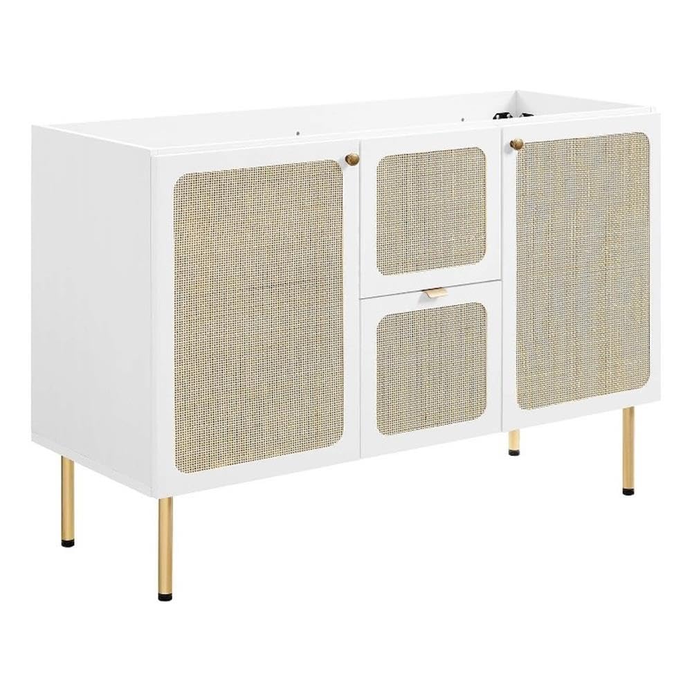 Modway EEI-6604-WHI Chaucer 48" Bathroom Vanity Cabinet (Sink Basin Not Included), White