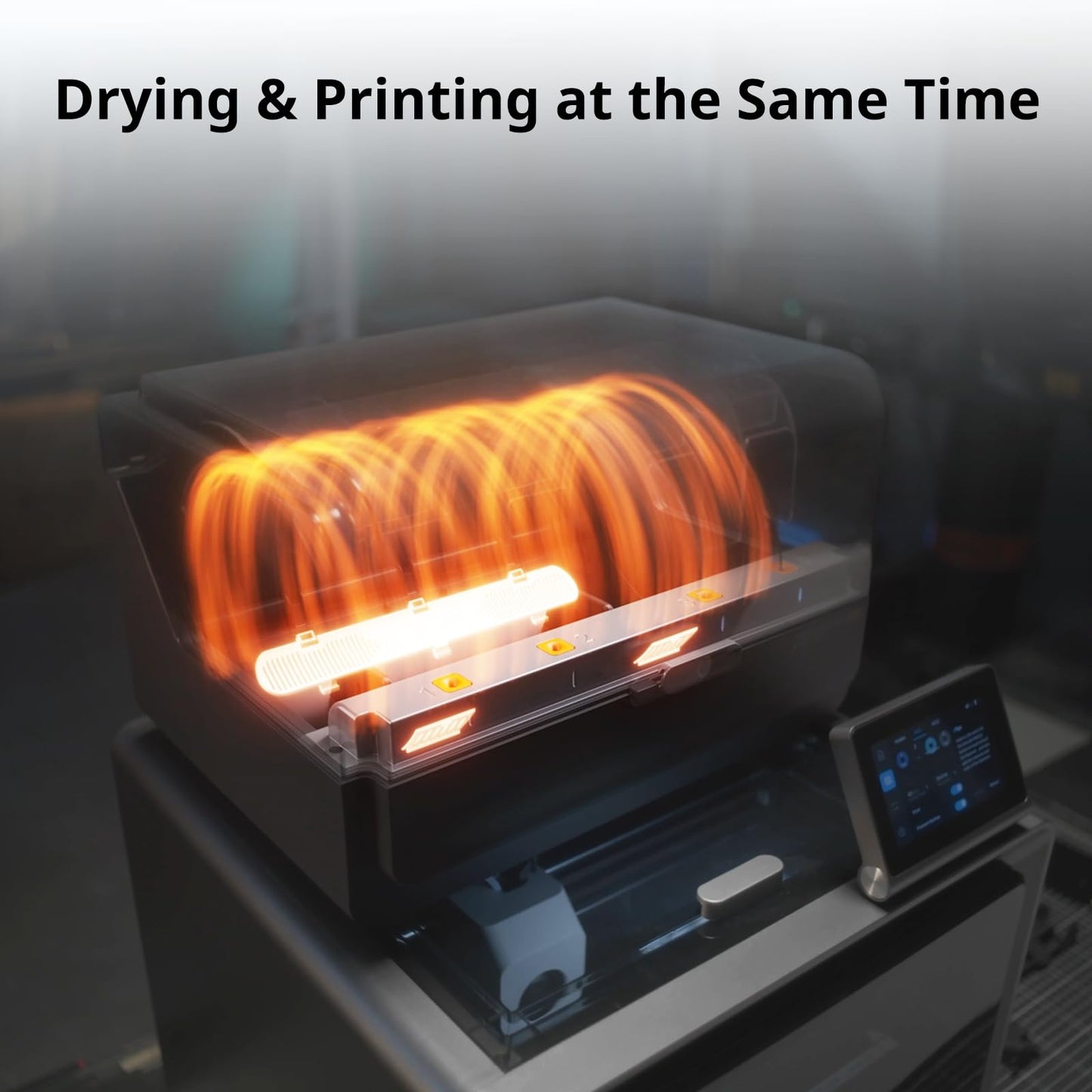 Anycubic Kobra S1 Combo Multicolor 3D Printer with Anycubic ACE PRO, 4 Multicolor, Drying and Printing at the Same Time, 600mm/s Fast Speed with 320℃ Hotend, Built-in Camera 44dB Quiet 250*250*250mm