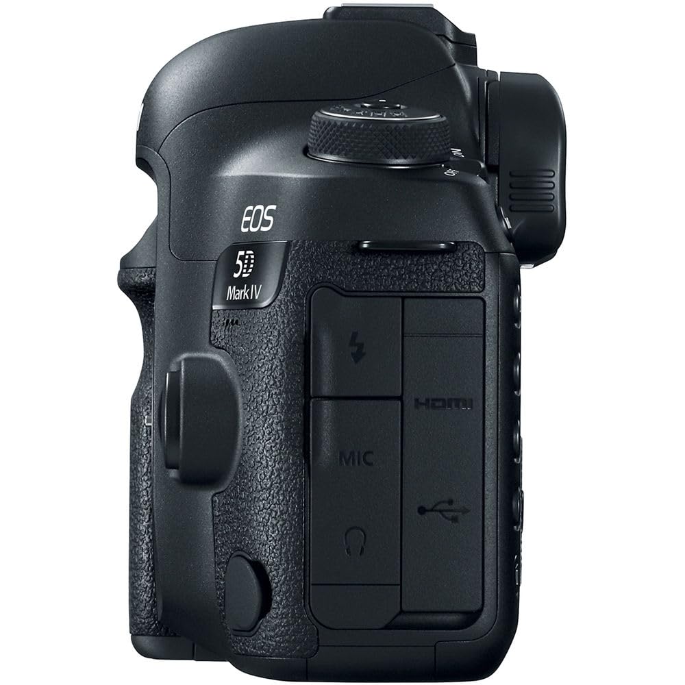 Canon EOS 5D Mark IV DSLR Camera with EF 24-105mm f/4L is II USM Lens | Full-Frame 30.4MP, 4K Video, Dual Pixel CMOS AF | Professional Photography Kit (1483C010) + Canon Shoulder Bag + 64GB Card