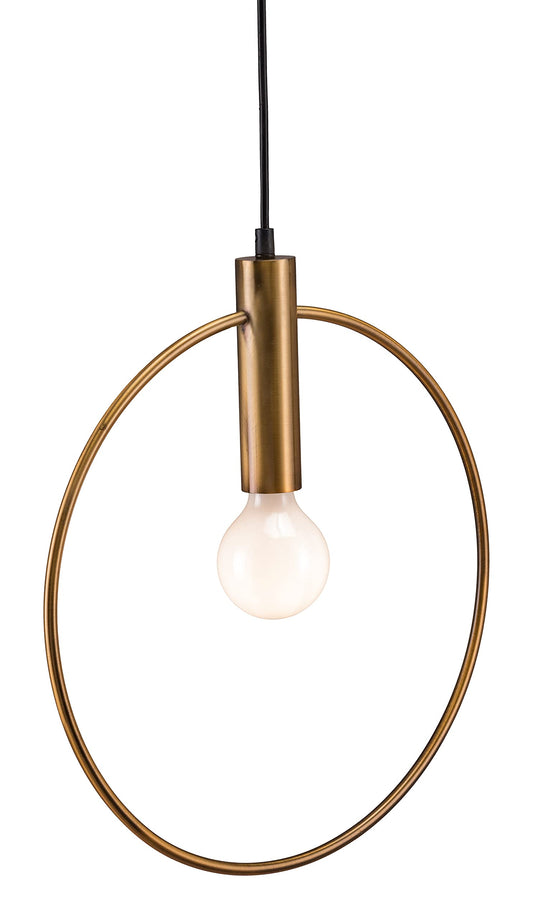 Zuo Irenza Ceiling Lamp - Brass Steel, Gold Finish, Model 56116