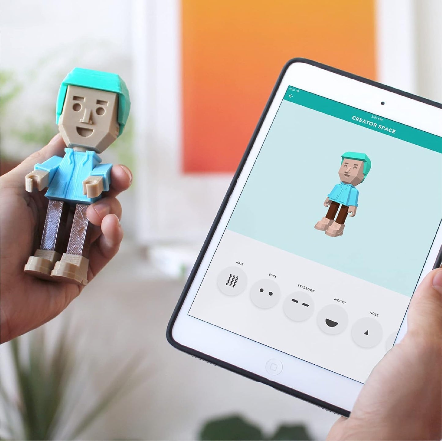 Toybox 3D Printer for Beginners and Kids with Fast Printing, Easy Setup, Safe Design, Free App with Access to 7,000+ Digital Toys, 1 Filament Included - Alpha Three