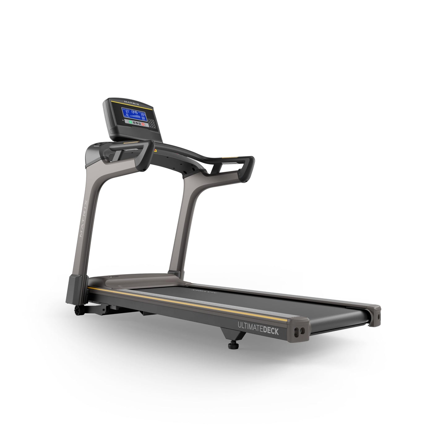 Matrix Fitness T50 Treadmill with XR | 8.5" LCD | Club-Quality Treadmill for Running, 5K & Marathon | Heavy-Duty Frame, Extra-Thick 20"x60" Deck, Industrial Cushioning