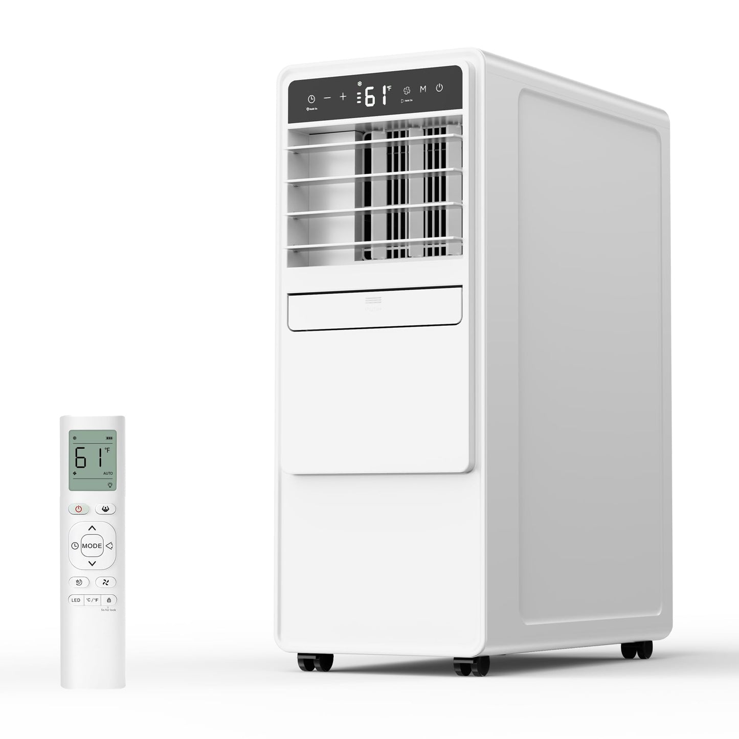 Humhold 12000BTU Portable Air Conditioners with Remote, Floor Standing Cooling Portable AC Unit with Fan & Dehumidifier,Sleep and Timer Mode,For Room up to 500 sq.ft, Windows Sealing Kit Included