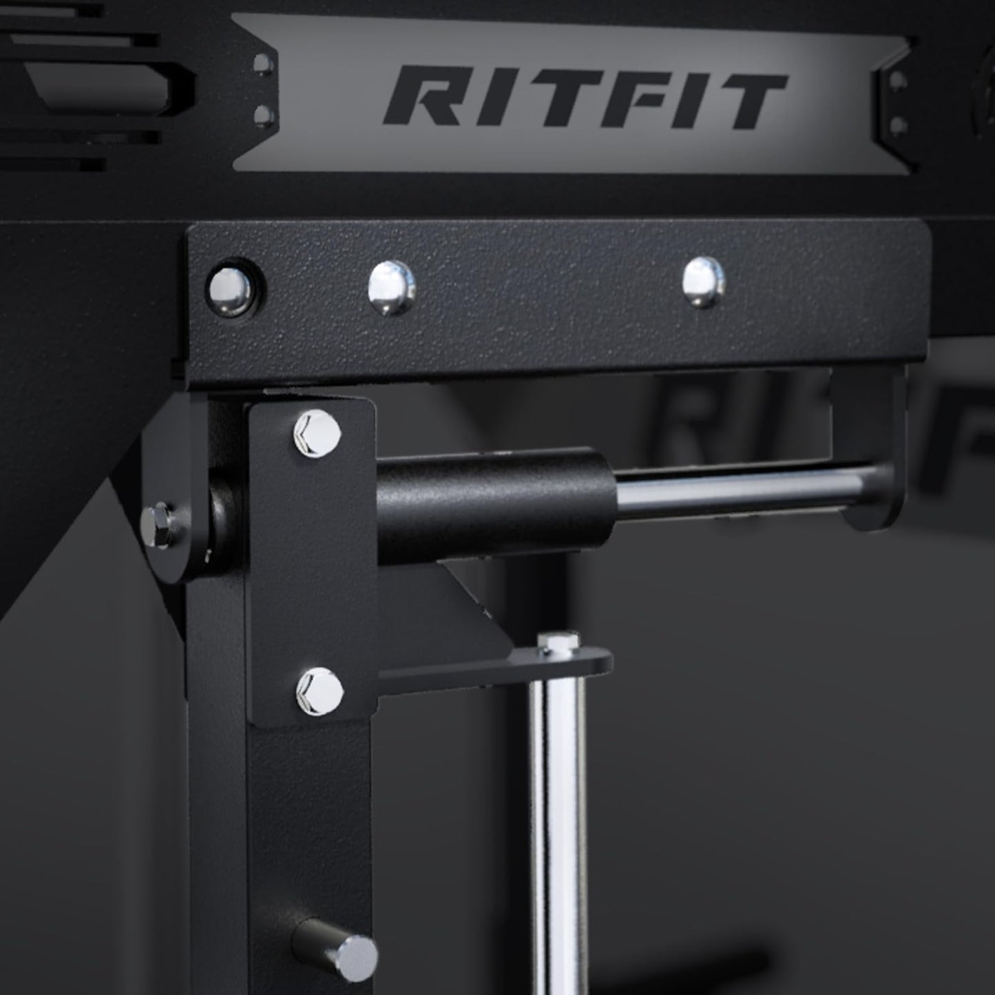 RitFit M2 Smith Machine with Cable Crossover System, 3D Functional Trainer & Power Cage, 16 Adjustment Holes, 6 Storage Pegs for Full-Body Home Gym(M2 PRO-3D Black)