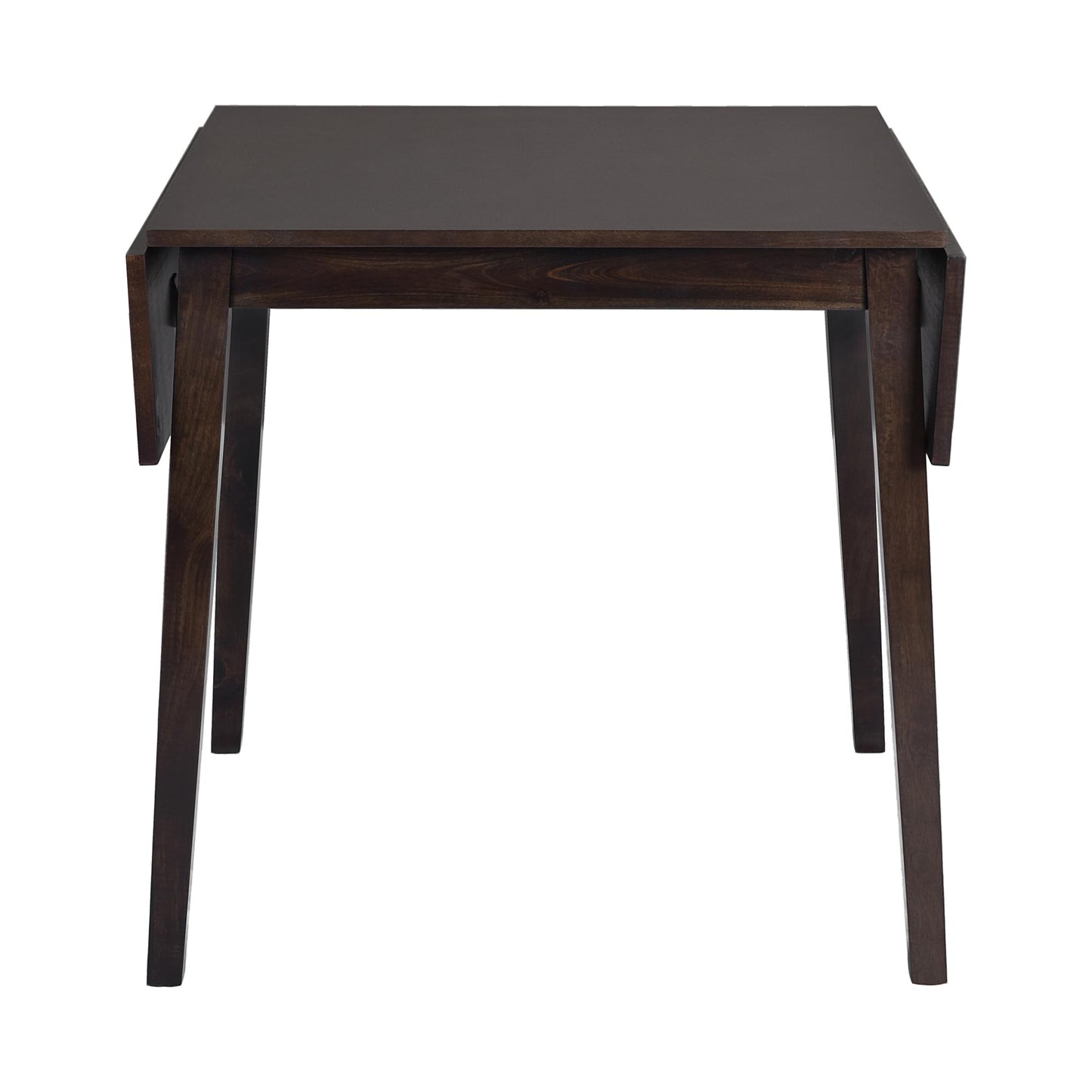 Merax Wooden 29"- 45" Extendable Rectangular Dining Table with Drop Leaf, Fits up to 4, Easy Assemble Espresso