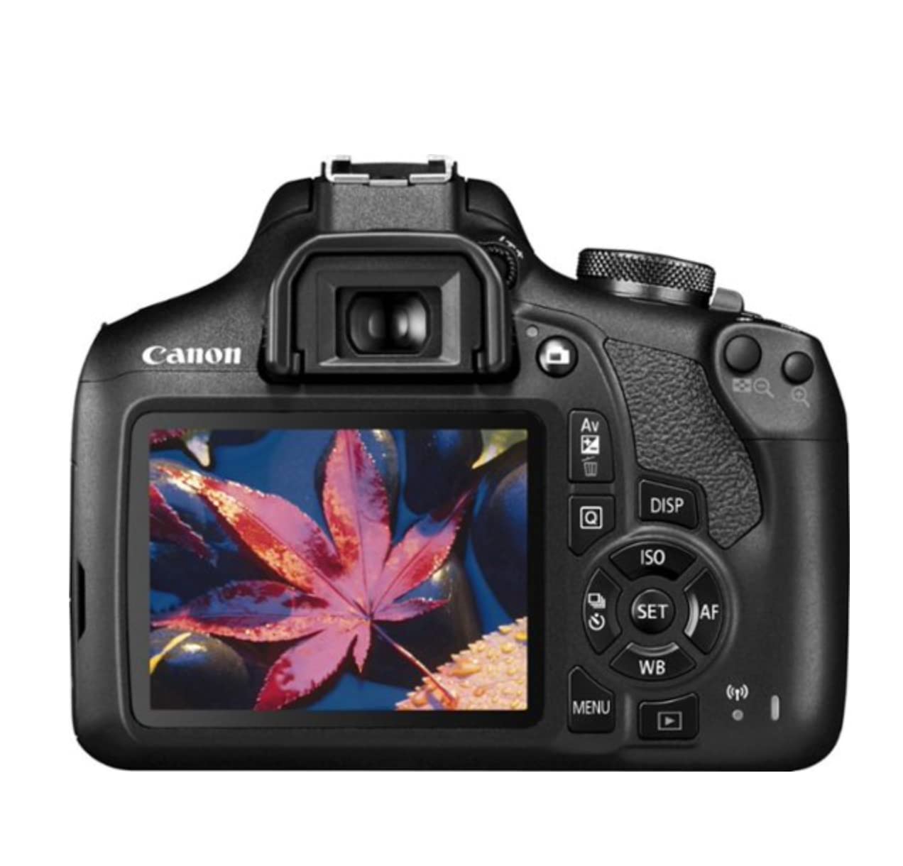 Canon EOS Rebel T7 DSLR Camera Double Zoom Lens Kit with EF-S 18-55mm and EF 75-300mm Lenses, 24.1 Megapixel CMOS (APS-C) Sensor, Full HD Videos, Wi-Fi, Beginner Photographers, Digital Camera, Black