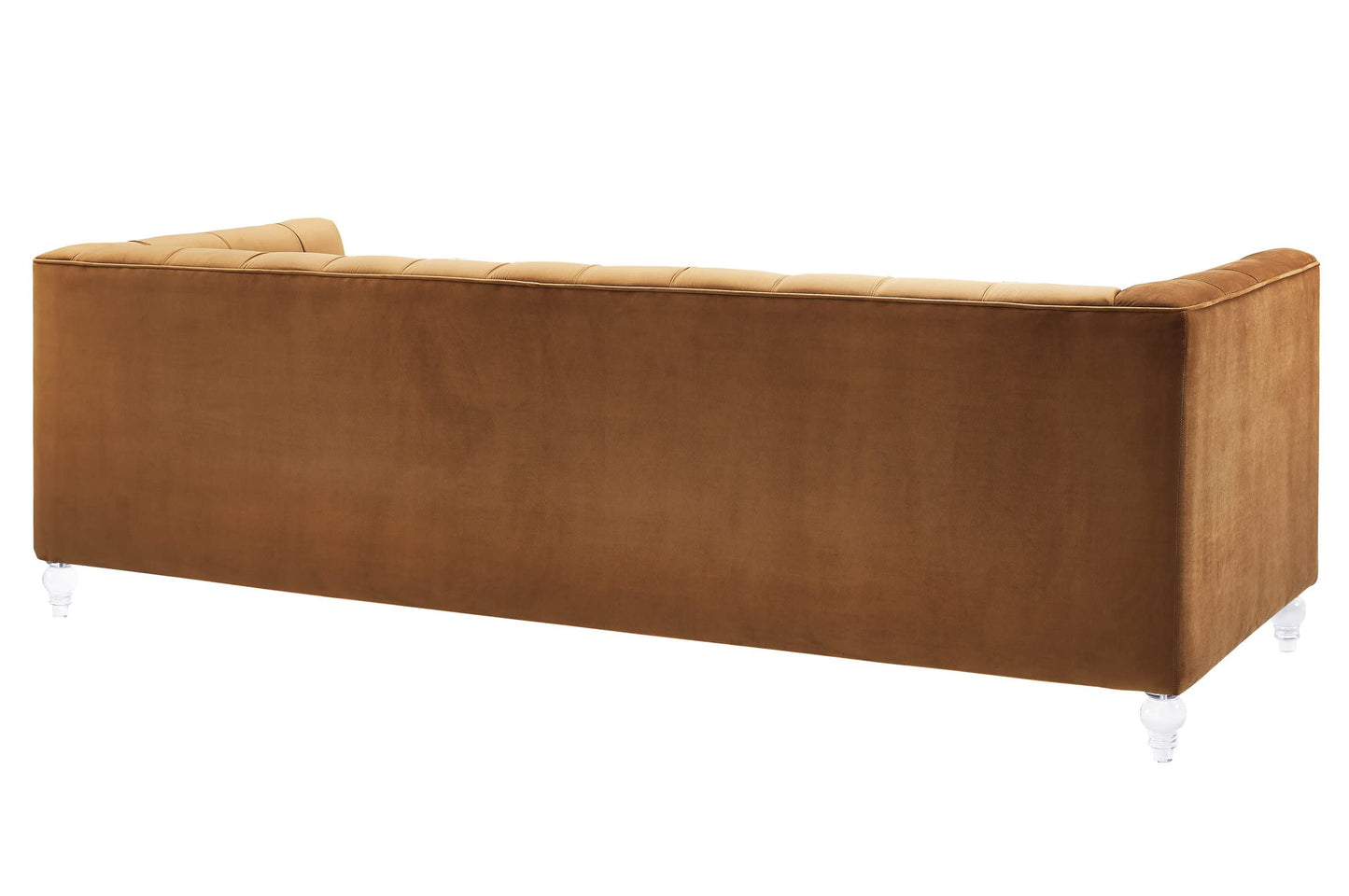 Tov Furniture Bea Velvet Sofa (Cognac)