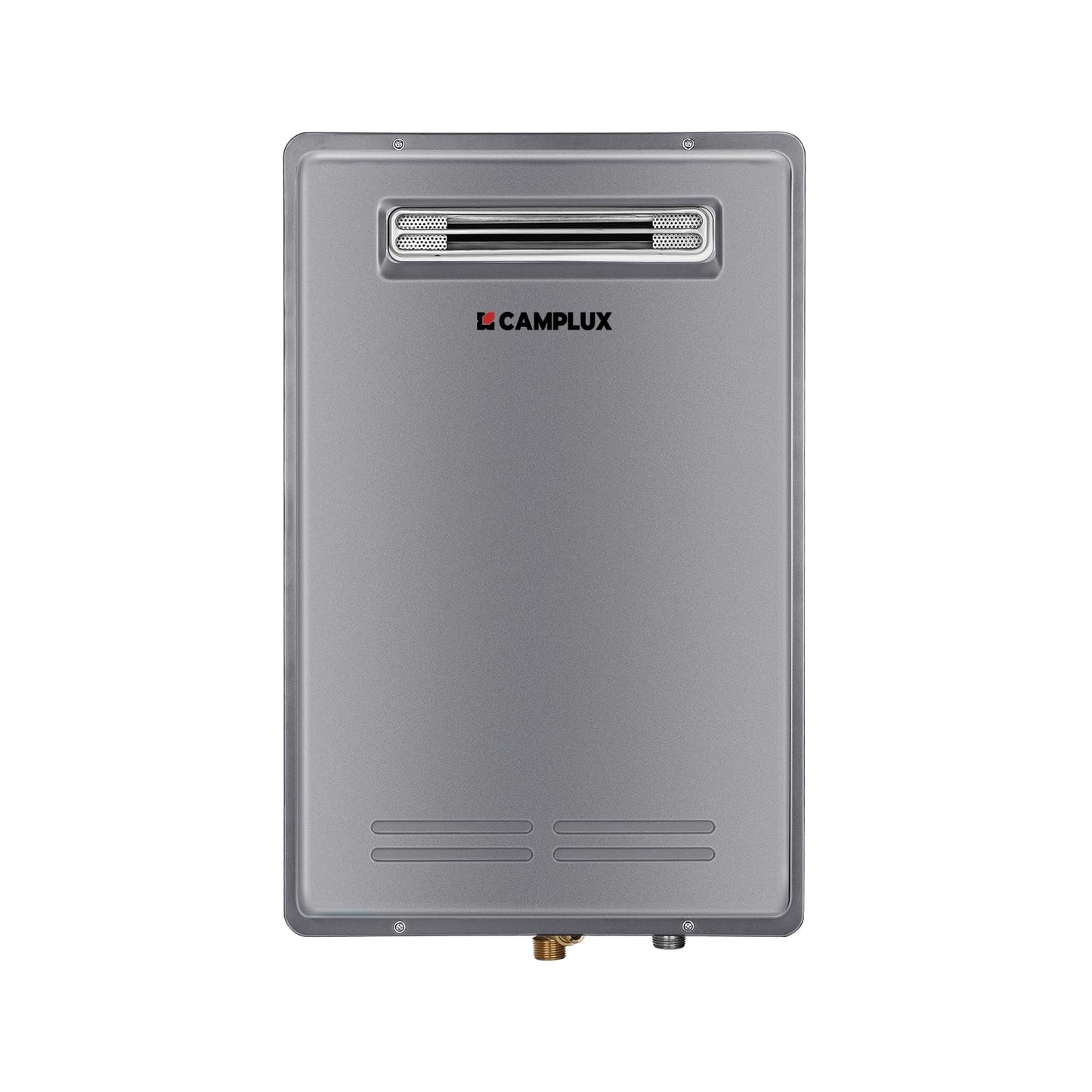 CAMPLUX Climatech 5 Tankless Water Heater Gas Outdoor 5.28 GPM Up to 6.4 GPM, 150,000 BTU On Demand Instant Tankless Hot Water Heater Natural Gas, Outdoor Installation, White, WA528, CSA