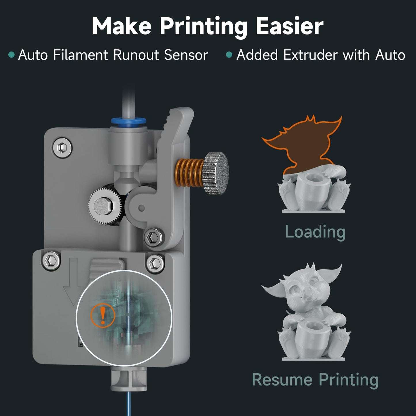 TINA2Plus 3D Printer, WEEDO 250mm/s High-Speed 3D Printers for Beginners and Kids, Fully Assembled and Auto Leveling, 3D Printer with Filament Detection Sensor and PEI Plate, WiFi & APP Control