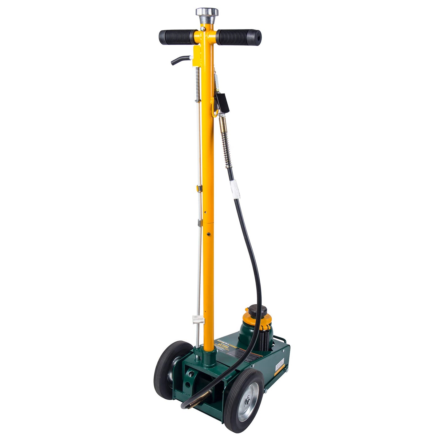 Omega Pro Air Axle Jack - 22 Ton Hydraulic Truck Floor Jack with T-Handle Knob Position Release and Exstension Adapters, OP0908S