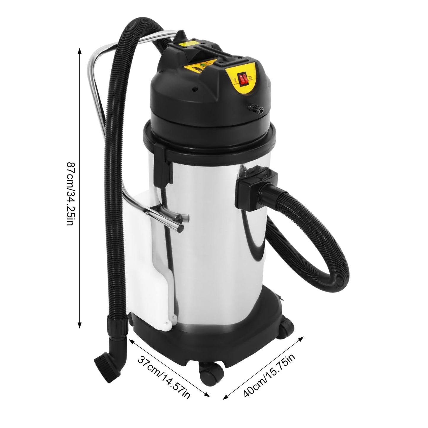 40L/10.56Gal Commercial Carpet Cleaner Machine, 1049W Heavy Duty Spraying Floor Brush Cleaner, Extractor Vacuum Washing Machine, 230mbar Suction, for Floor Couch Sofa Cleaning