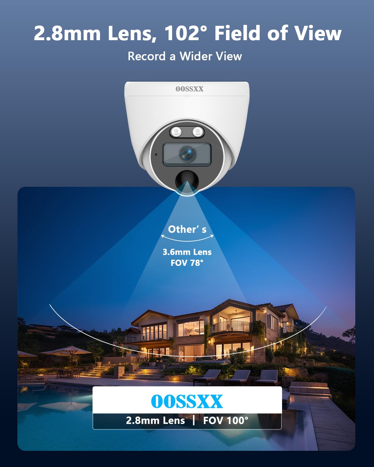 (2026 New) 4K Wired CCTV Security Camera System, 8CH HD DVR Kit, 4X Dome IP66 Indoor Outdoor Cameras with Waterproof Connectors, 65ft IR Night Vision, Free App, No Subscription Fee, Remote Access