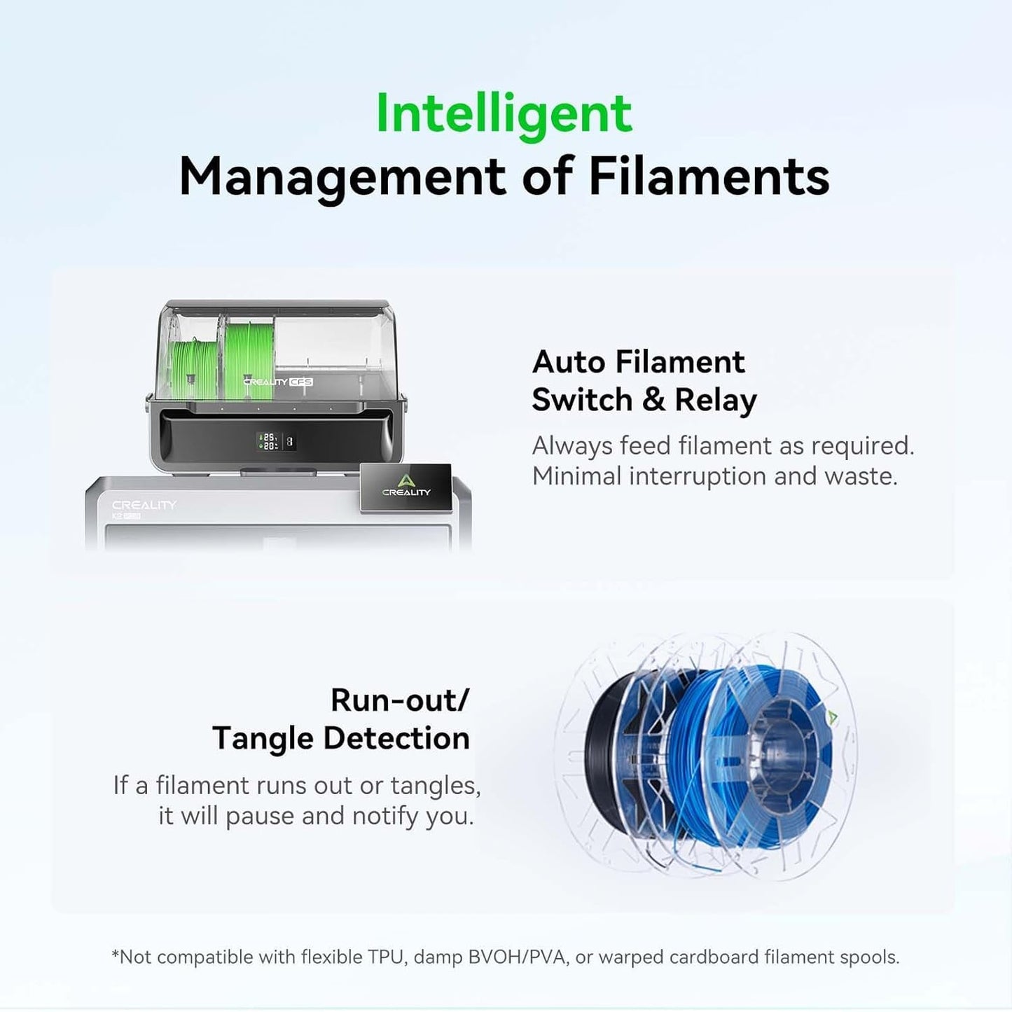 2026 New Official CREALITY CFS - Creality Filament System, Multi-Color 3D Printer Automatically System, Supports 16 Color Printing for K1 Series CFS Upgrade Kit/K2 Combo//K2 Plus/K1 MAX/K1 SE/K1C/Hi