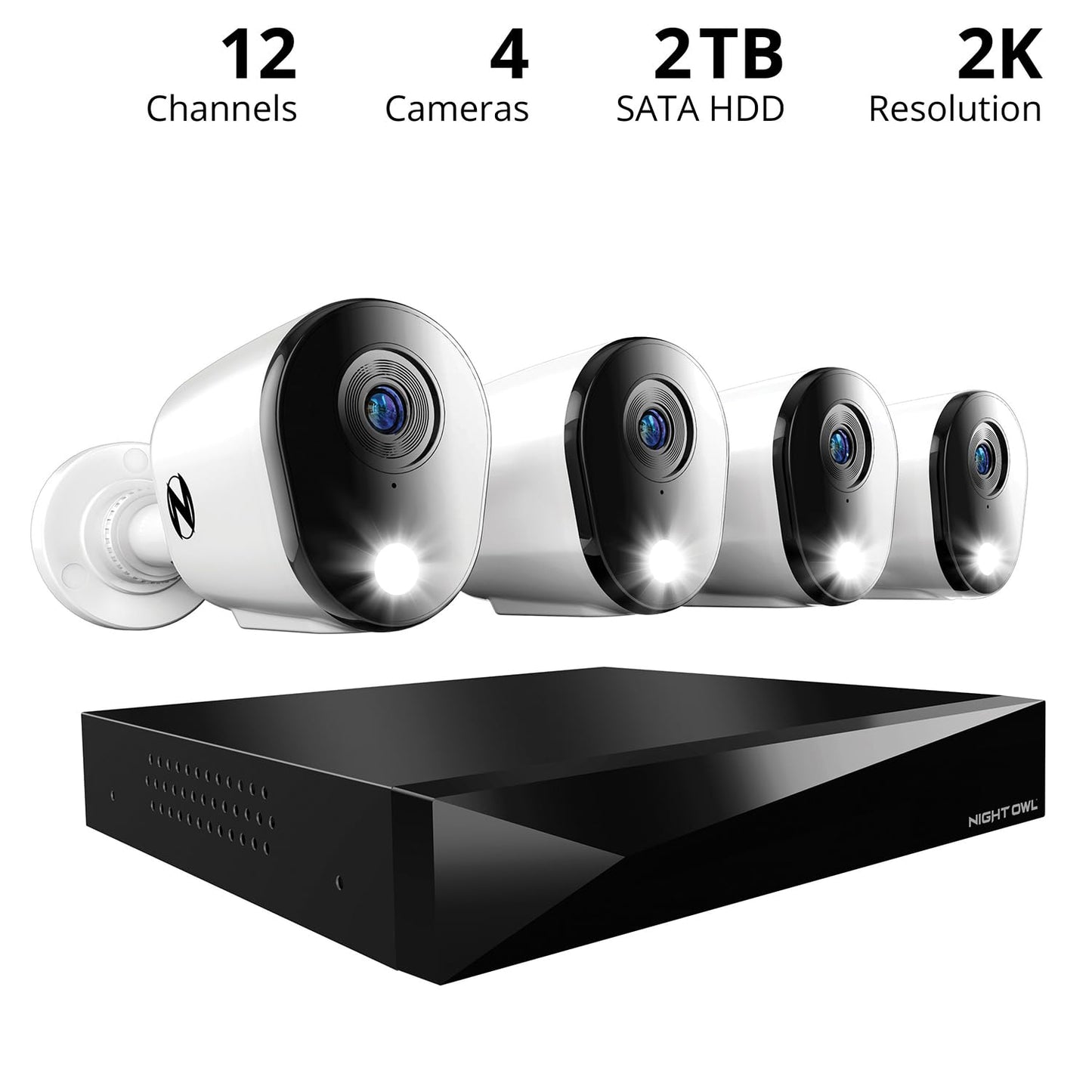 Night OWL FTD4-81-4L HD DVR Security KIT