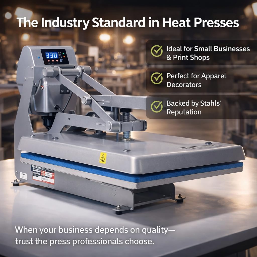 Stahls' Hotronix Auto Clam Heat Press 16"x16" - 110V: Professional Grade for Perfect Transfers Every Time. Experience Efficiency and Professional Results, Elevating Your Creations to The Next Level.