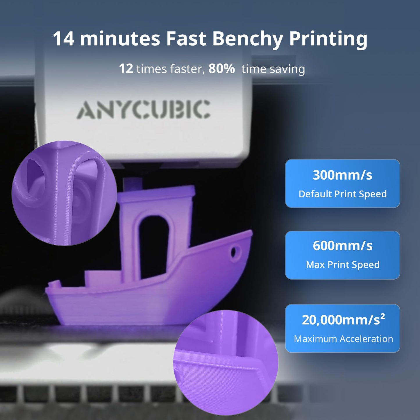 Anycubic Kobra X Combo 3D Printer with ACE 2 Pro, Native 7-Color Printing (Up to 19), 2X Faster & Less Waste, Auto-Leveling, Ideal for Beginner, Kids, Home Education, Family DIY Toys & Practical Tools