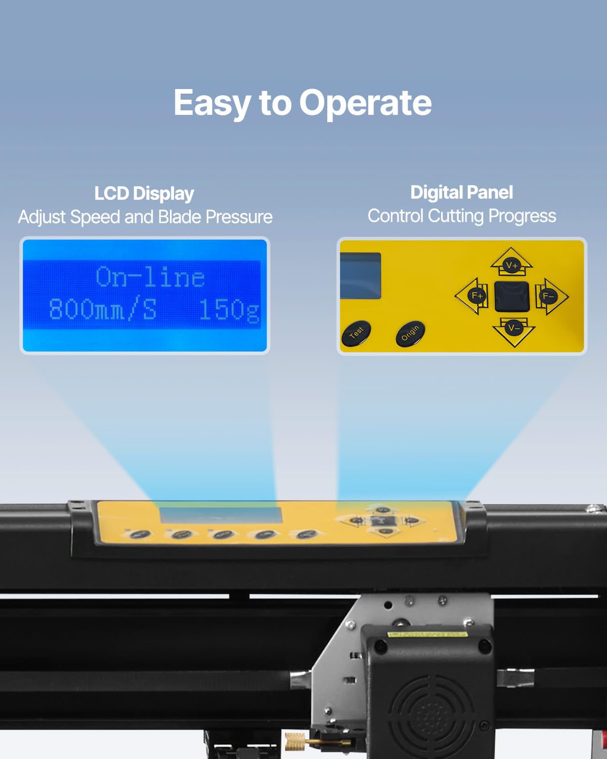 VEVOR Vinyl Cutter 34 Inch Bundle, Vinyl Cutter Machine Manual Vinyl Plotter Cutter with Signmaster Software for Design and Cut, with Supplies and Tools