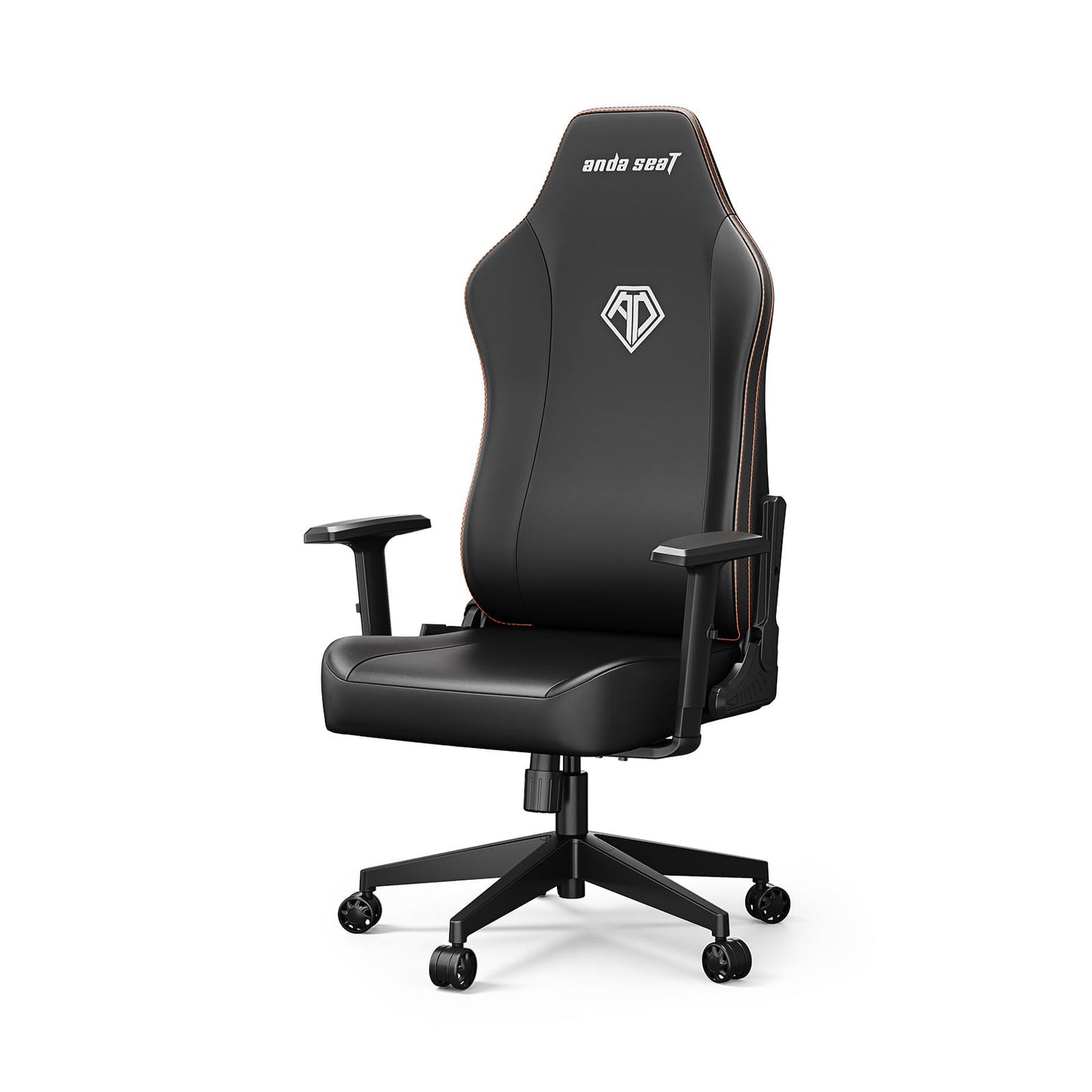 Anda Seat MANA Gaming Chair for Adults - Ergonomic Black Leather Game Chairs with Adjustable Armrest, Comfortable Office Chair with Lumbar Support, Heavy Duty Wide Computer Seat for Home & Work