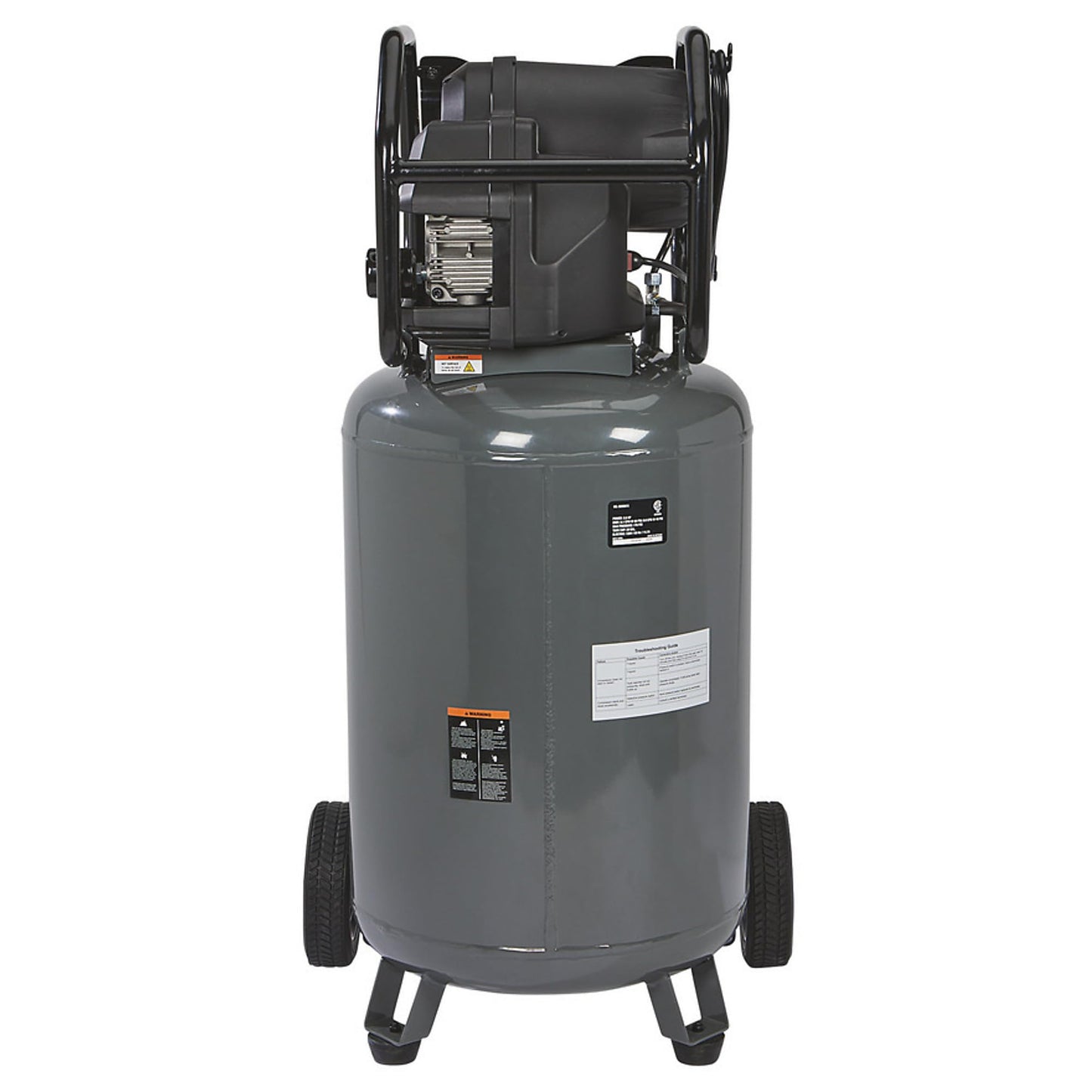 Klutch 29-Gallon Air Compressor, 2.5 HP, 120 Volts, 175 PSI