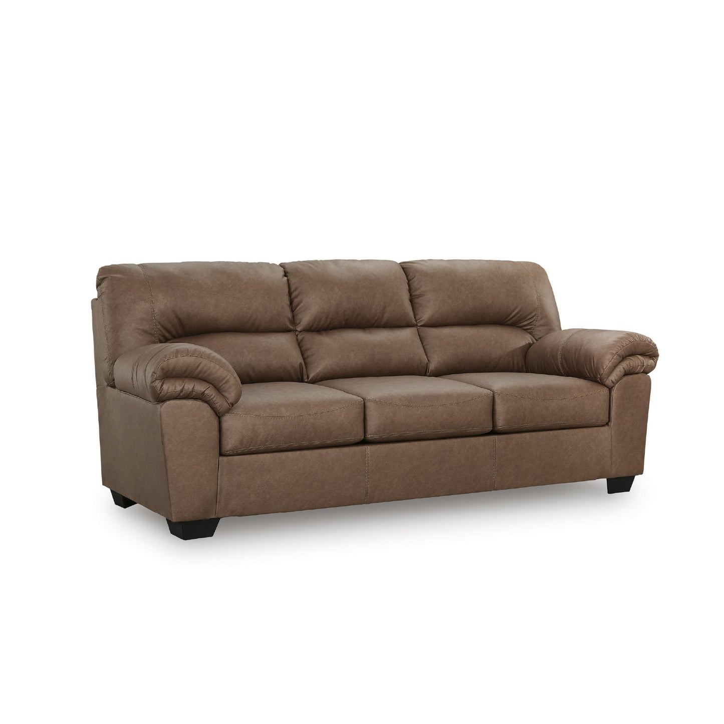 Signature Design by Ashley Walker Point Contemporary Sofa with Removable Cushion, Light Brown