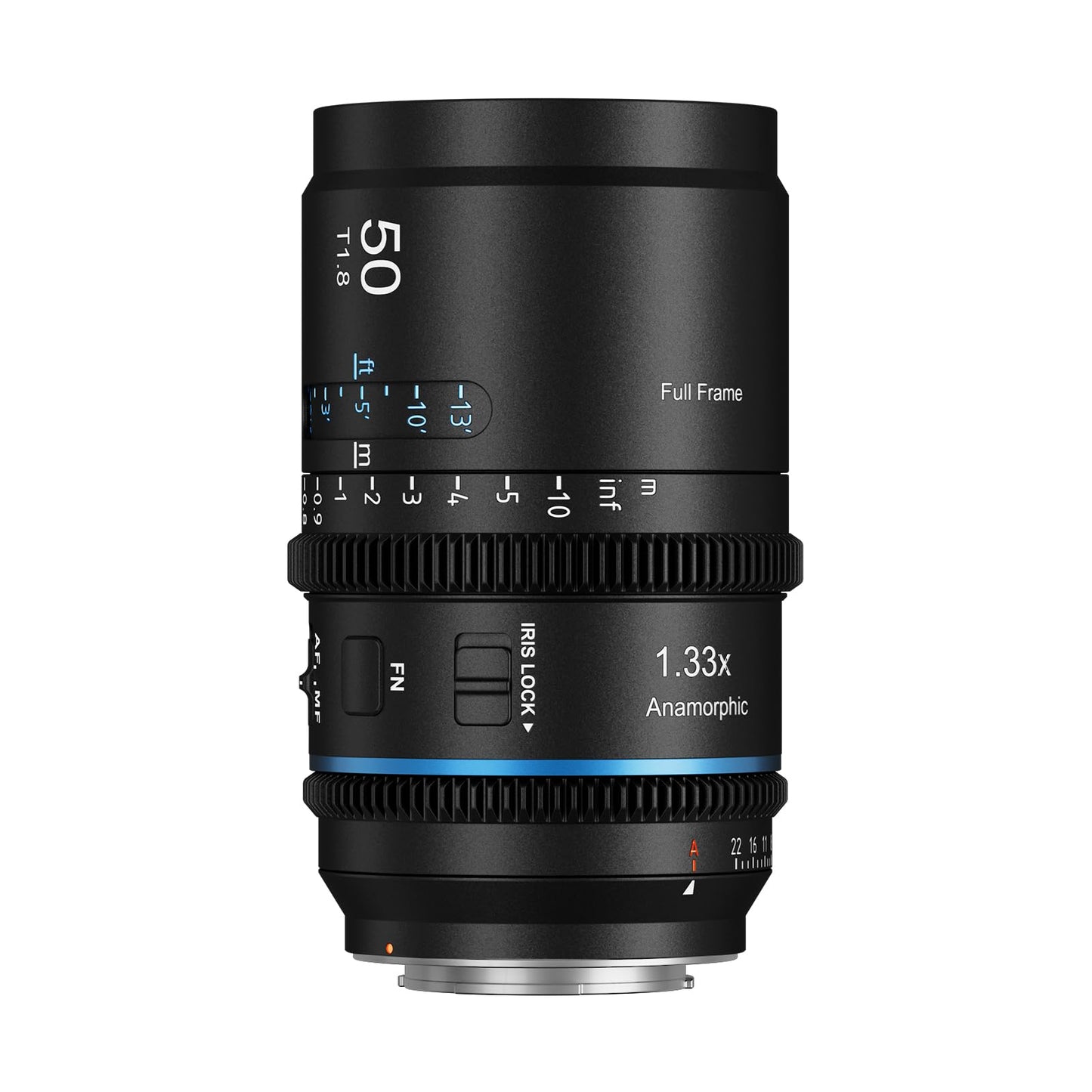 SIRUI Astra 50mm 1.33X Auto Focus Full Frame Anamorphic Cine Lens for L Mount Cameras, Lumix DC Series, FP/FPL, Leica SL Series (Blue Flare)