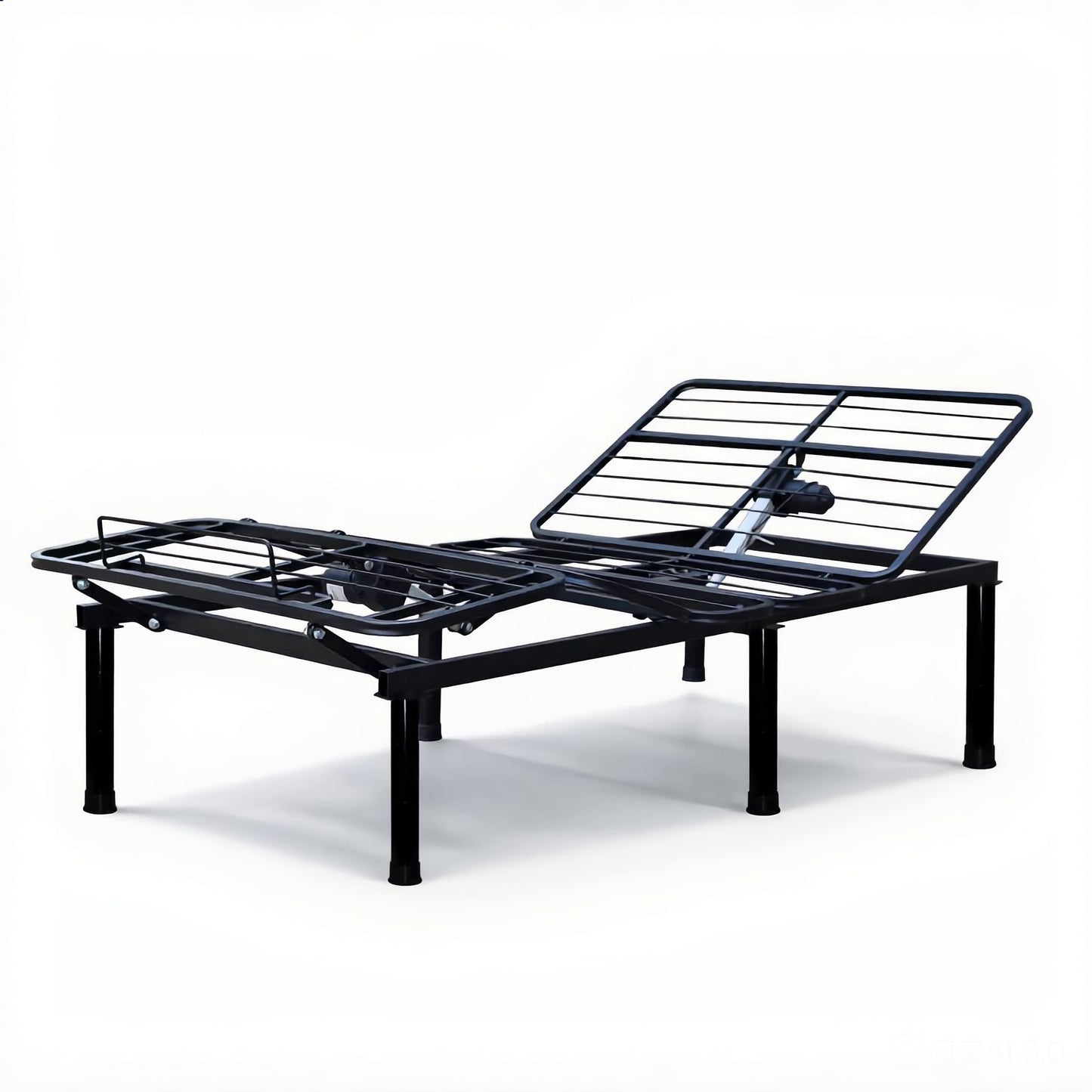 Micoud Adjustable Bed Frame, Black