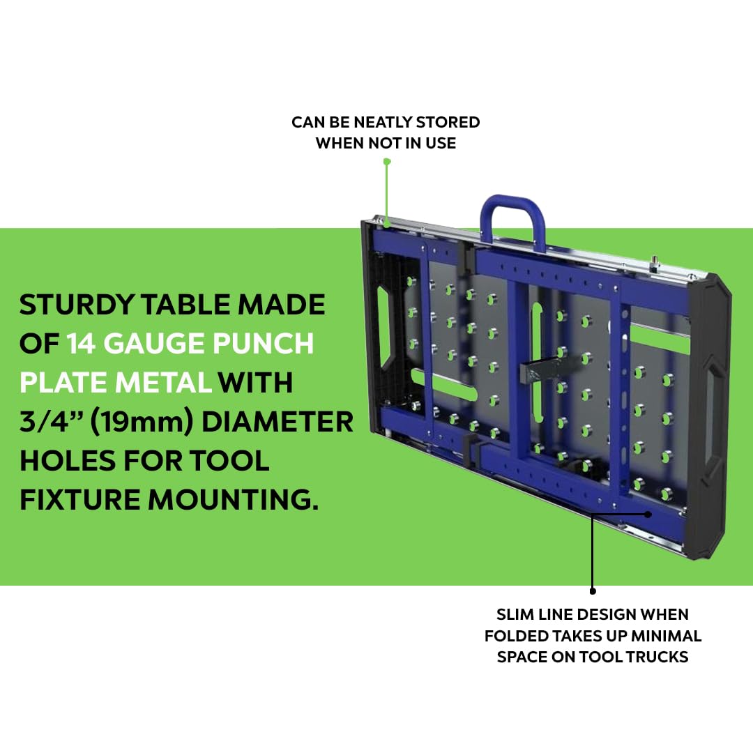 NOVA Heavy-Duty Welding Table with Folding Legs