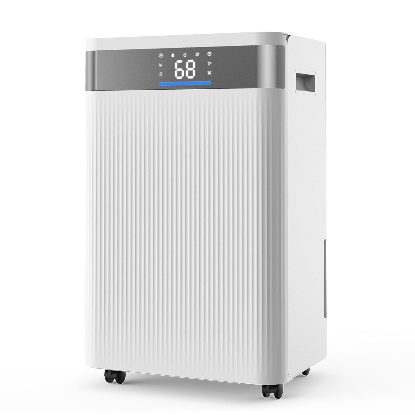 VEVOR 52 Pints Dehumidifier for Home & Basement, 4000 Sq.Ft Large Coverage, Drain Hose for Commercial & Industrial Use, Smart Humidity Control, Low Noise for Warehouses, Bathroom, Bedrooms & Storage