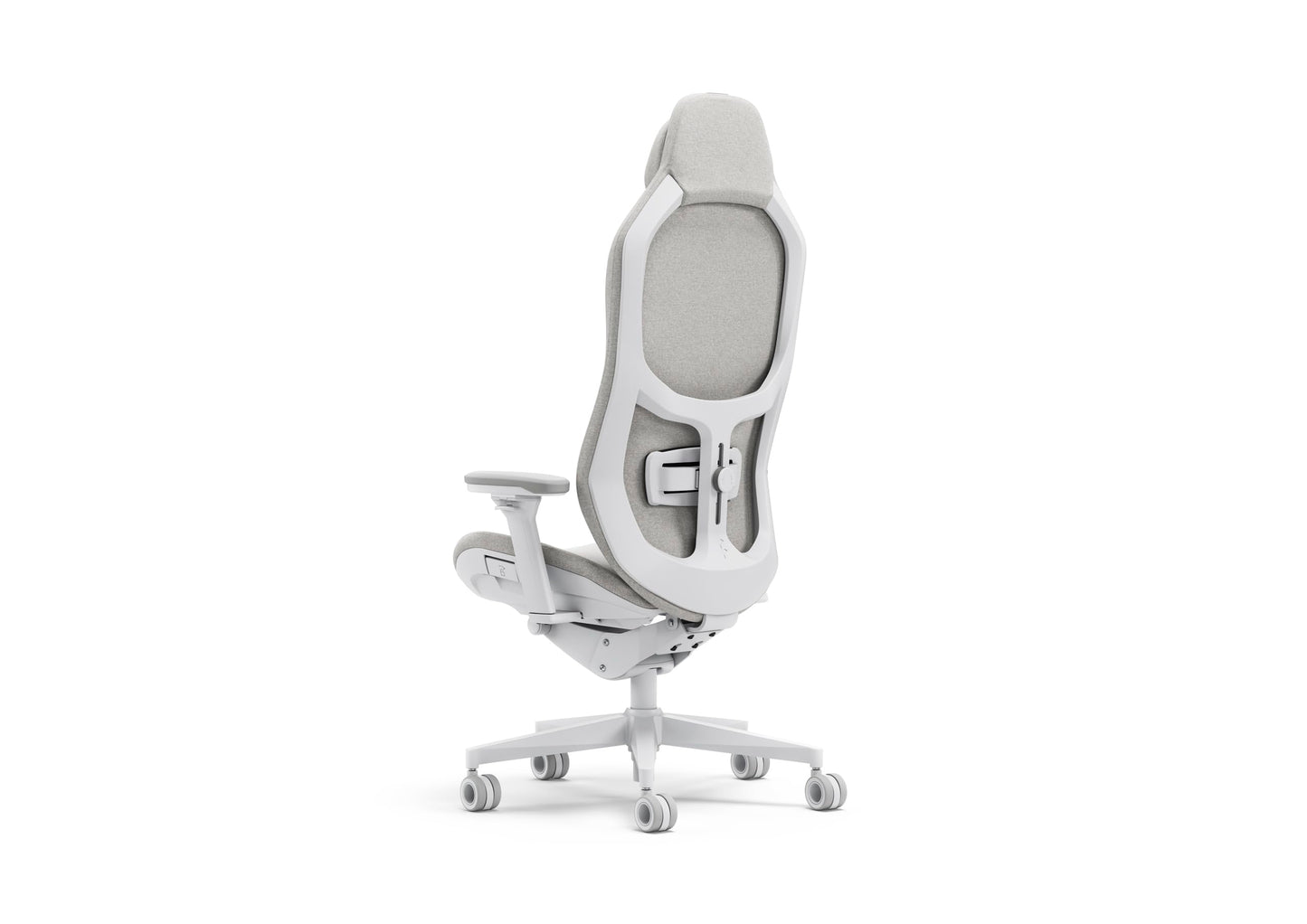 Fractal Design Refine Fabric Light Gaming Chair - Ergonomic Office Desk Chair Functionality with 4D Adjustable Armrests, High-Back Support, Lumbar Cushion, and Premium Fabric