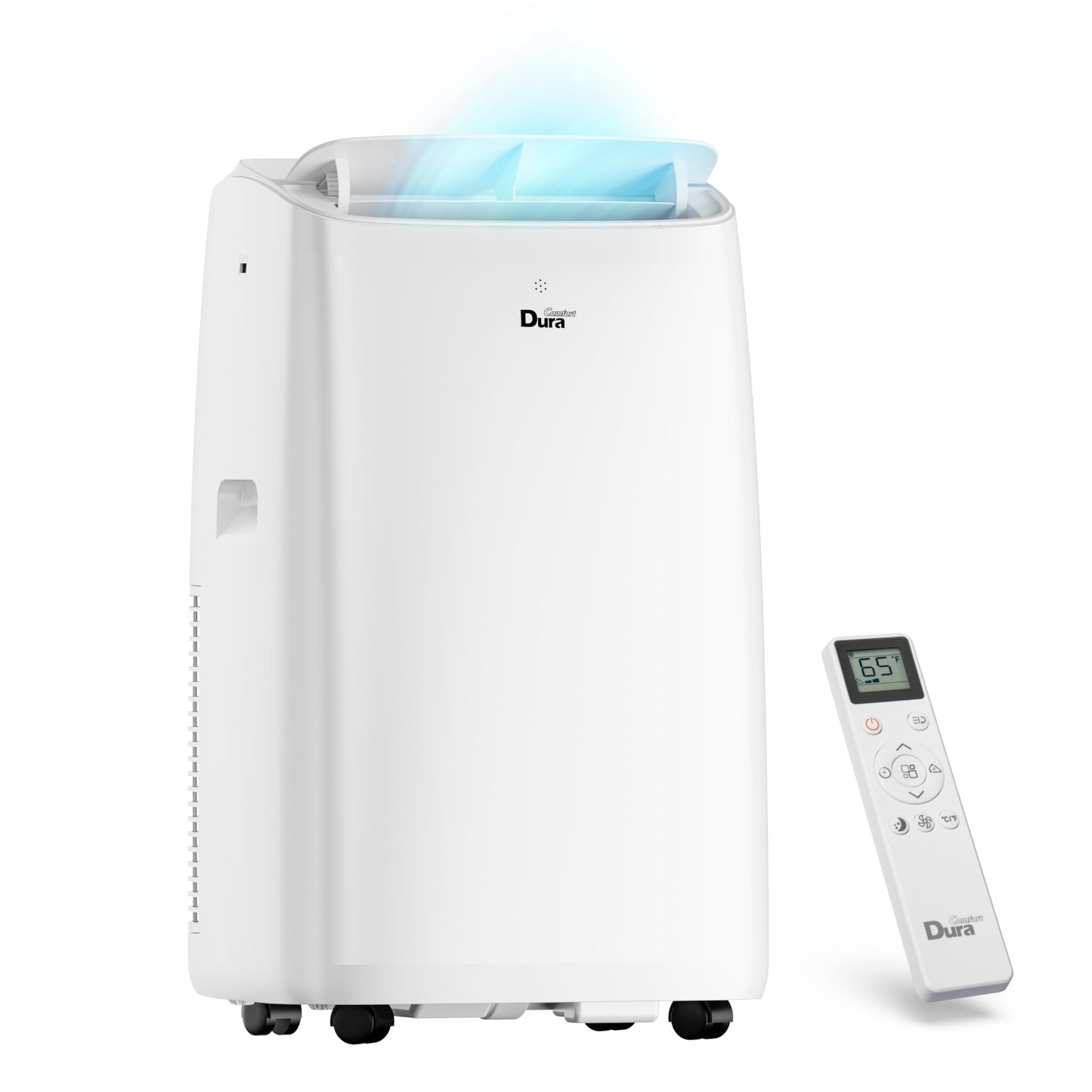 DuraComfort 14,000 BTU Portable Air Conditioner for Rooms up to 700 Sq.Ft, 3-in-1 Portable AC Unit with Cooling, Fan & Dehumidifier, Remote Control and Window Installation Kit