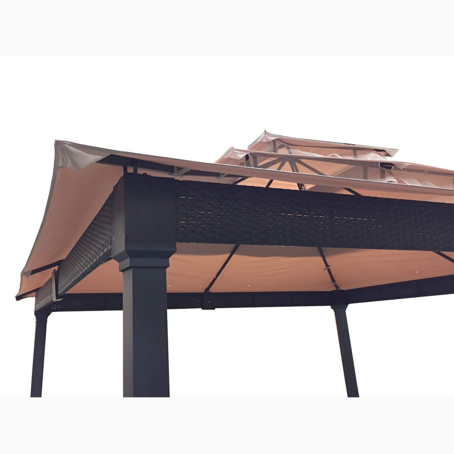 Garden Winds Replacement Canopy Top Cover for The Triple 10x10 Wicker Gazebo - 350