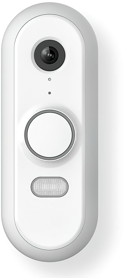 CAMW-WDB Model VX1 Video Doorbell; 2-Way Interactive Audio; High-Resolution 5MP Sensor with WDR; Dual-Band Wi-Fi Connectivity; Built-in LED Spotlight and Siren; 16VAC to 24VAC