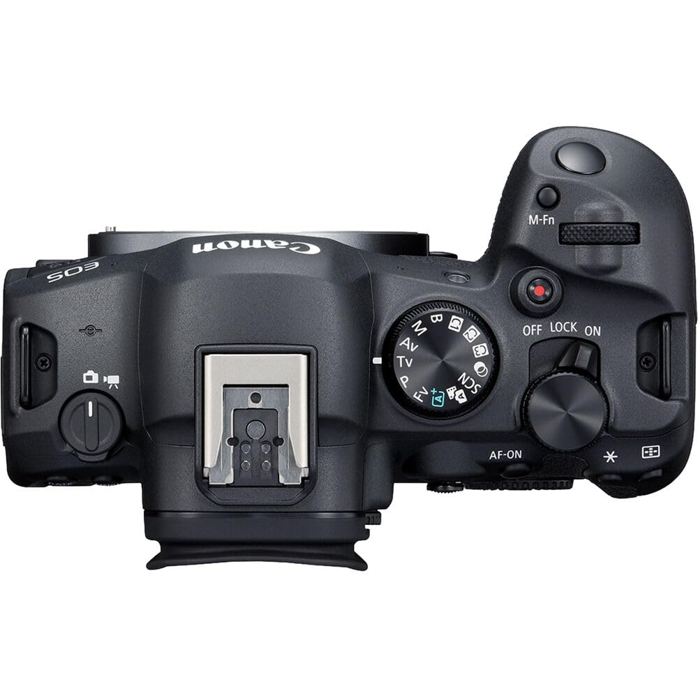 Canon EOS R6 Mark II Mirrorless Camera Body Bundle | 4K 60p, Dual Pixel CMOS AF II | Lexar 64GB Memory Card + Deco Essentials Camera Bag + Corel Photo Video Suite