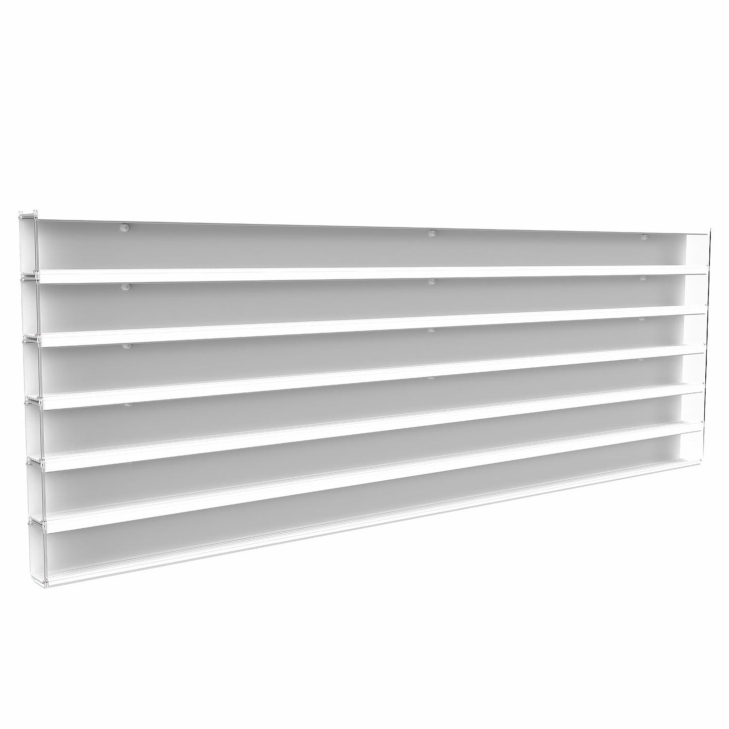 HO Scale Model Train Display Case Wall Rack with 6 Shelves Organizer Storage Cabinet Wall Mount (L3: 58.26inch)
