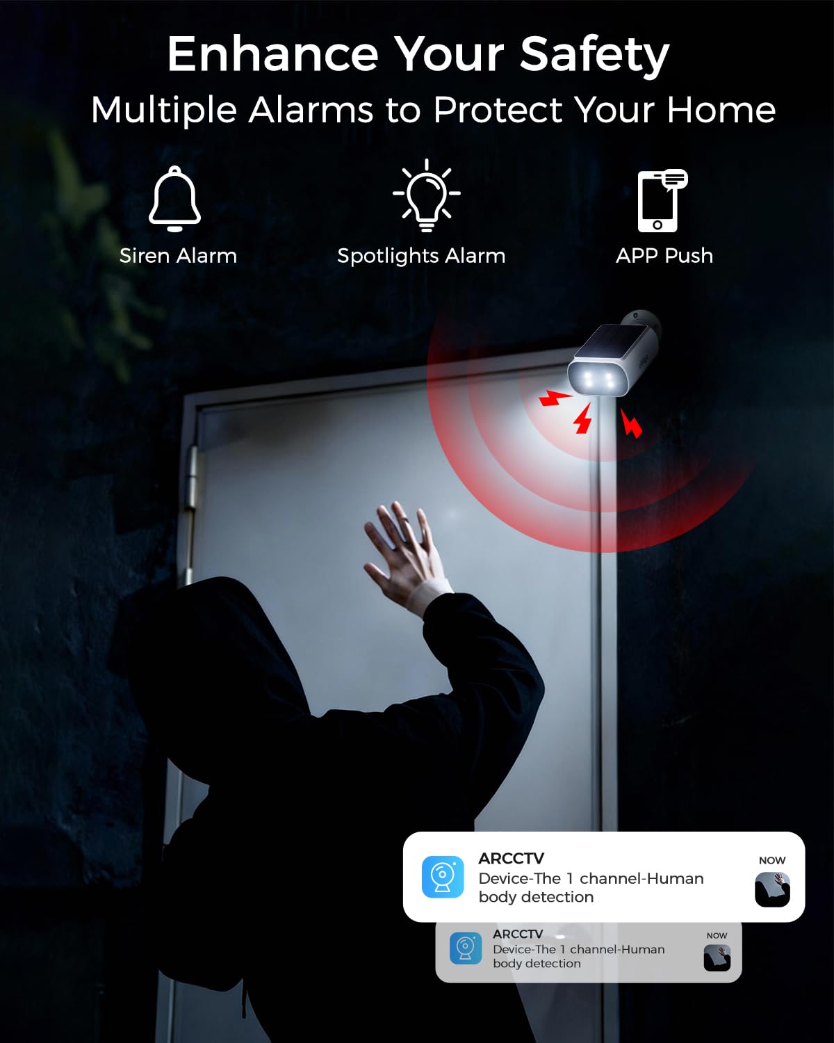 obligz Solar Security Cameras Wireless Outdoor, 4MP Cameras for Home Security Camera System, 64GB Local Storage, No Subscription, Easy Setup, Color Night Vision, 2.4 & 5G WiFi, 4-Cam Kit