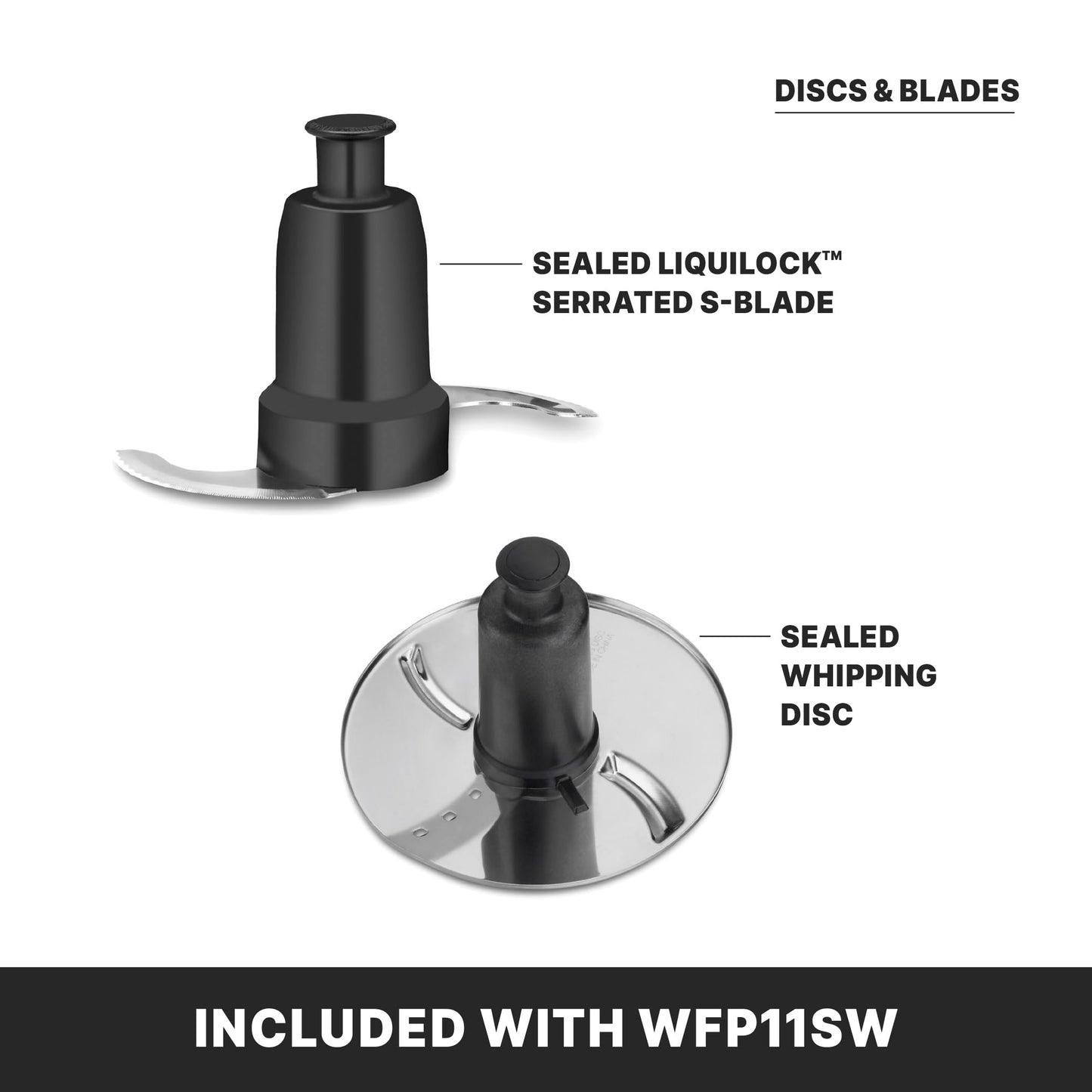 Waring Commercial Food Processor, 2.5 Quart Capacity with Flat Lid, 3/4 Horsepower Motor, Vegetable Chopper for Professional Kitchens, WFP11SW