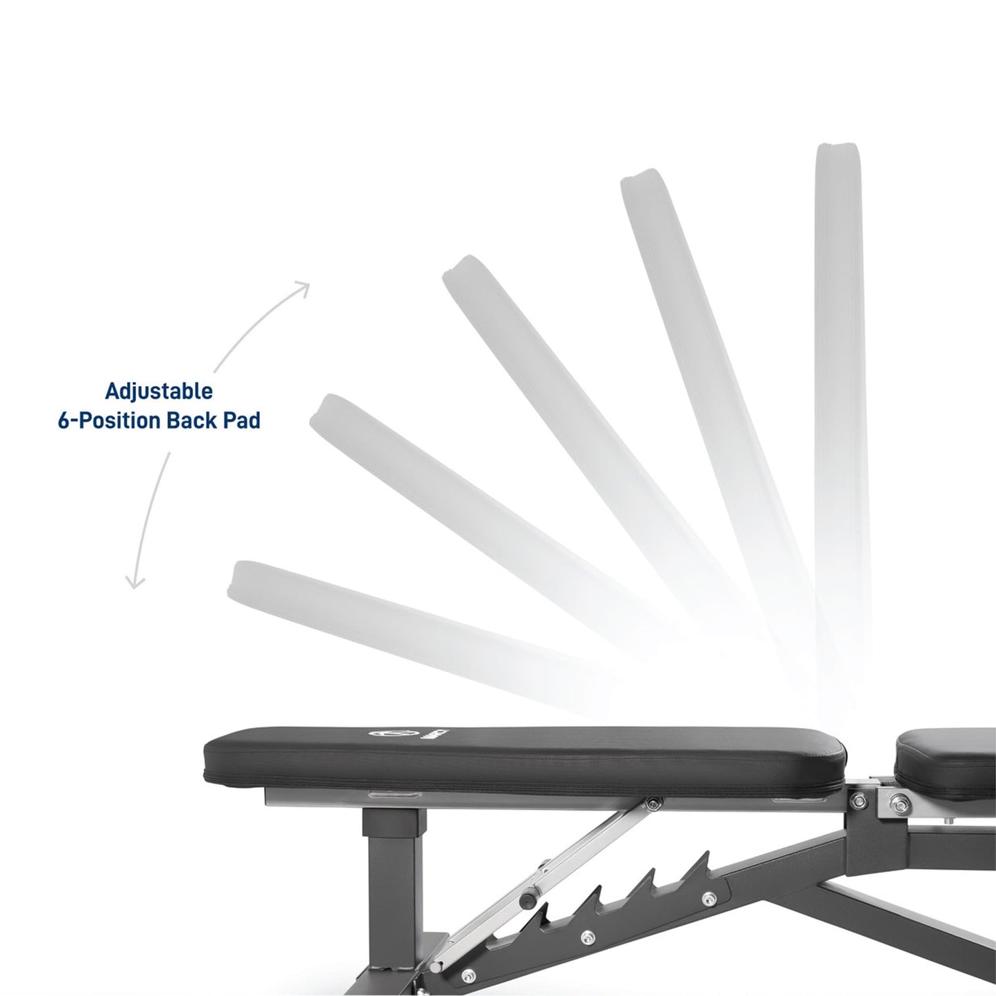 Marcy Deluxe Adjustable Utility Weight Bench for Home Gym Weightlifting and Strength Training SB-8062