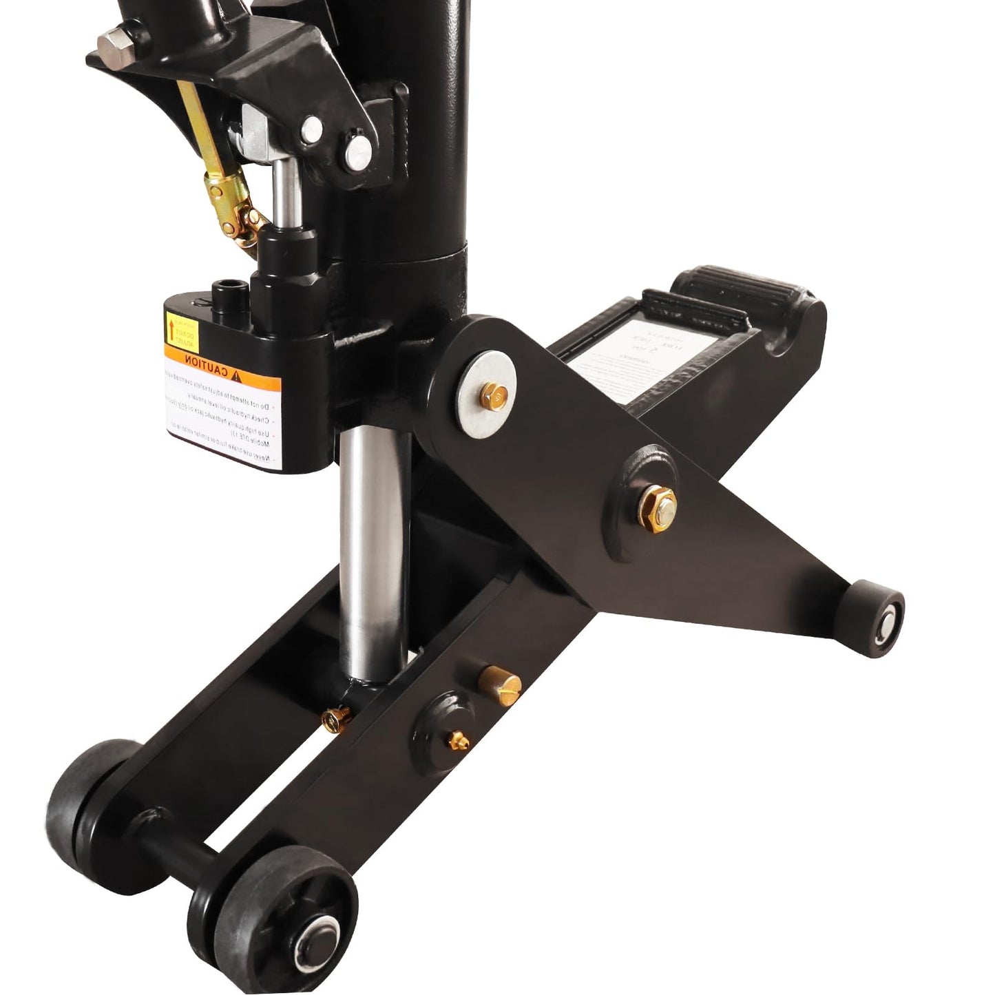 BESTOOL 5 Ton Hydraulic Forklift Jack, Low Profile Heavy Duty Service Jack for Forklift, Truck & Warehouse Equipment, Dual Lift Positions, 2.56" to 16.7" Lifting Range, 10,000 lbs Capacity