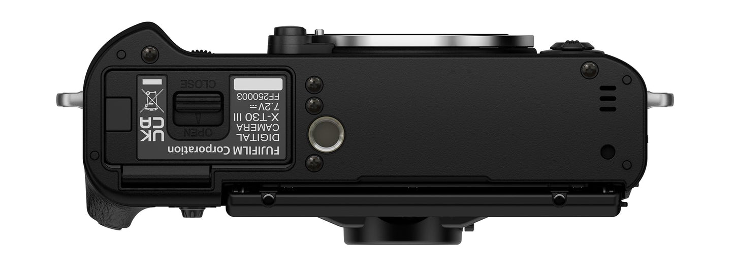 FUJIFILM X-T30 III Mirrorless Camera Body, Black