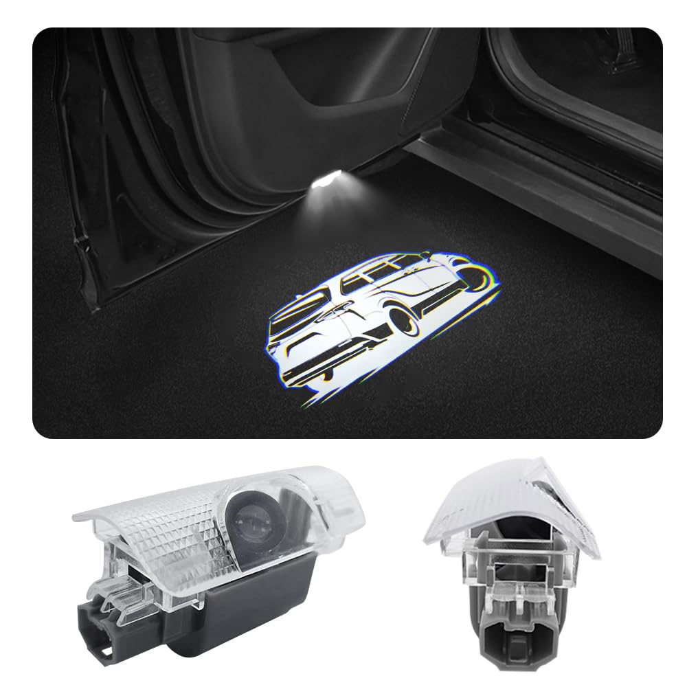 akarin 2 PCS LED Car Door Logo Lights Projector Lamp for Sienna 2021-present ABS Material for Sienna 2021-present-02