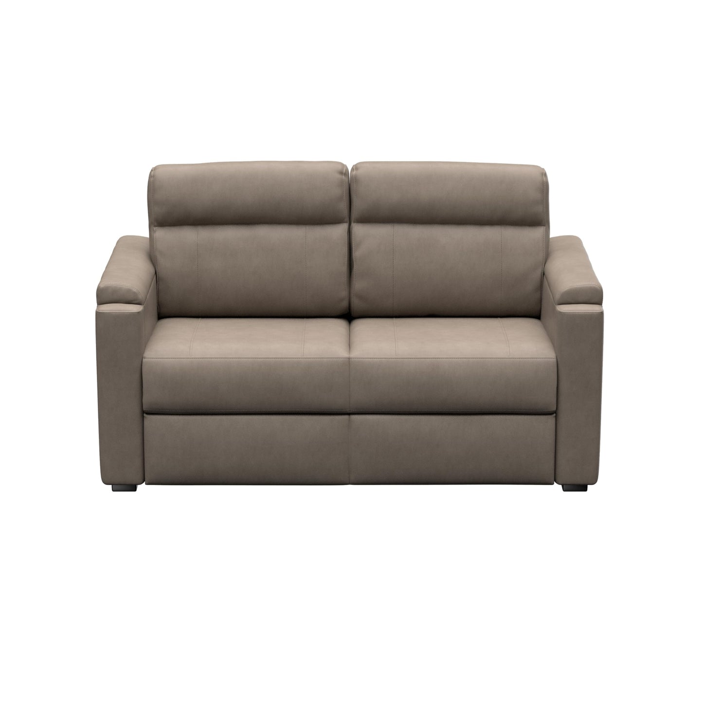 Thomas Payne Signature Heritage Series 62" Driftwood RV Clickback Sleeper Sofa with Automatic, Adjustable Fold-Out Legs, Four Reclining Positions, Easy Transition - 2024044222