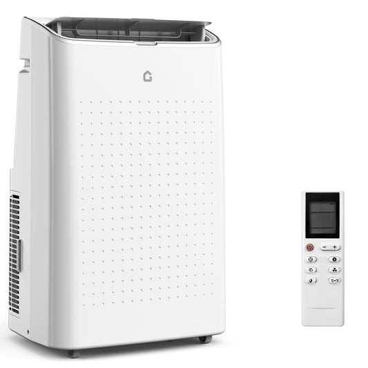 14000 BTU Portable Air Conditioner, 3-in-1 AC Unit with Dehumidifier and Fan, Cools up to 700 Sq Ft, with Window Kit and Remote Control for Home, Bedroom, Living Room, Office, White