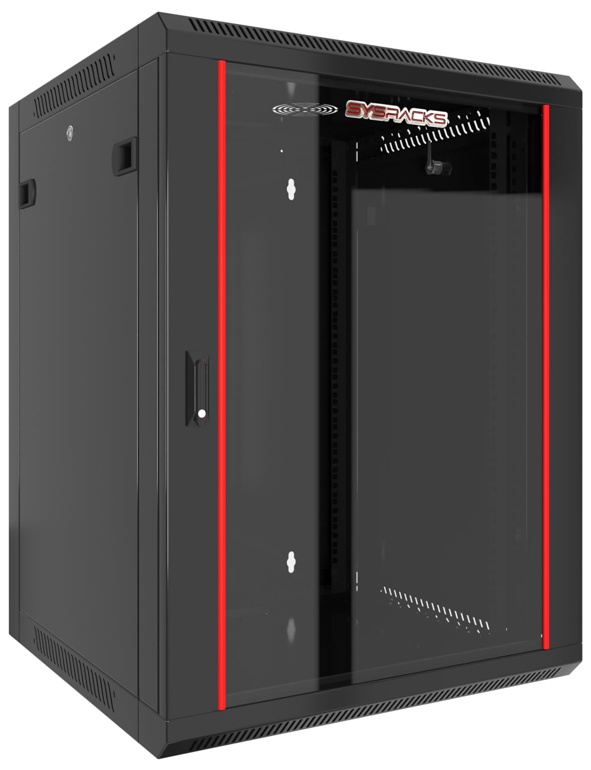 15U Wall Mount Server Rack Cabinet 24" Deep Network Cabinet