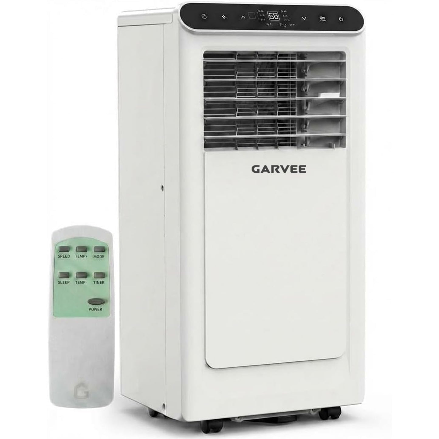 Garvee 10,000 BTU Portable Air Conditioner, 3-in-1 Portable AC Unit with Cool, Dehumidifier & Fan Modes, Covers Rooms up to 450 sq.ft, Sleep Mode, Remote Control, Timer & Full Window Kit