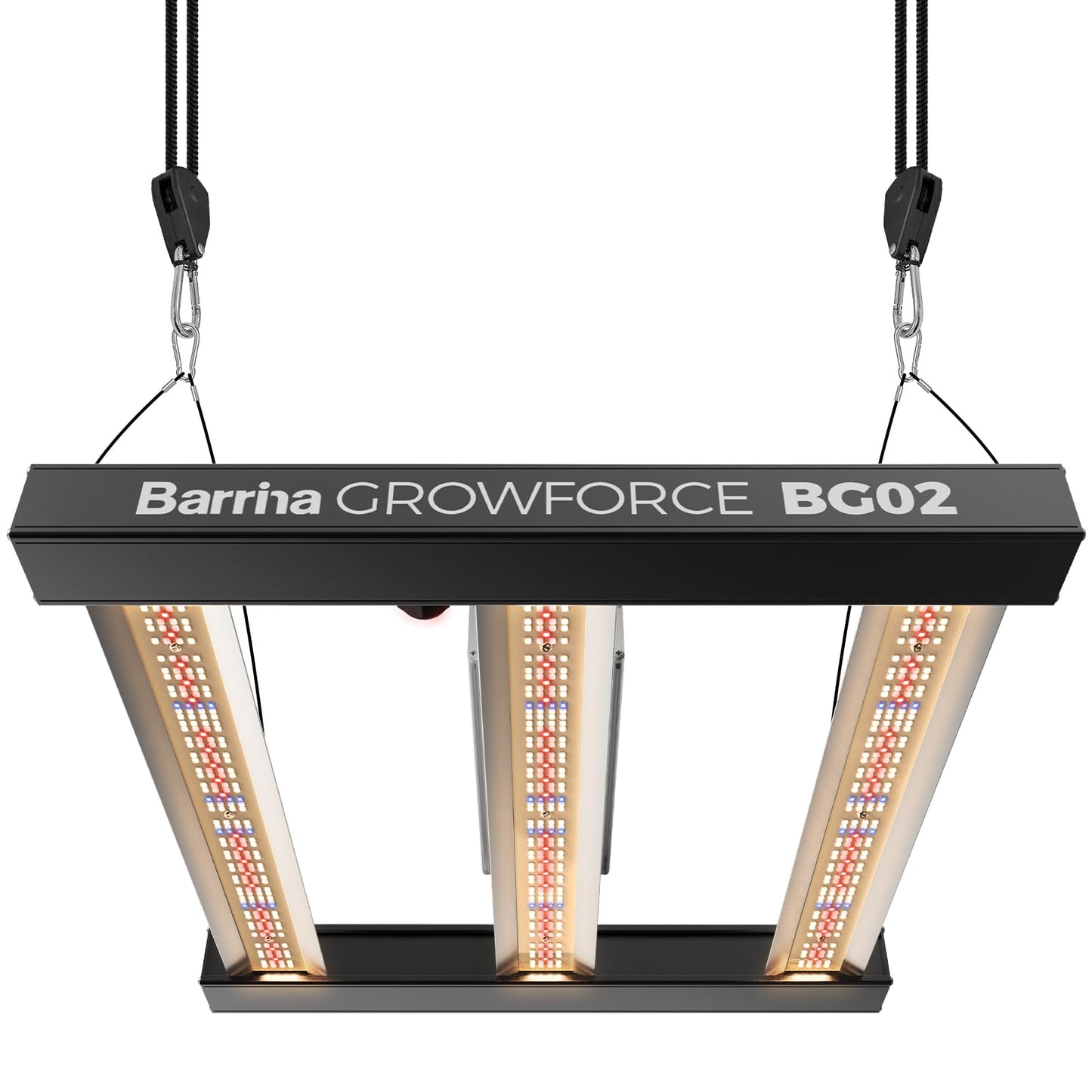 Barrina GrowForce BG02 LED Grow Light, 200W Full Spectrum, Dimmable, 4x4 Coverage, Warm White, Aluminum