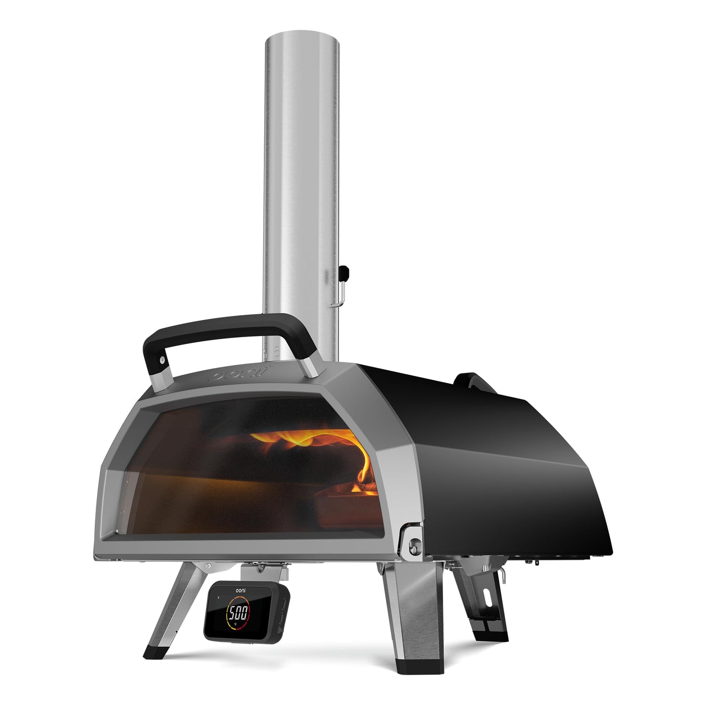 Ooni Karu 2 Pro Multi-Fuel Pizza Oven - Outdoor Pizza Oven with Pizza Stone & Integrated Thermometer, Pizza Oven Outdoor, Dual Fuel 16 Inch Pizza Maker, Outdoor Cooking Grill